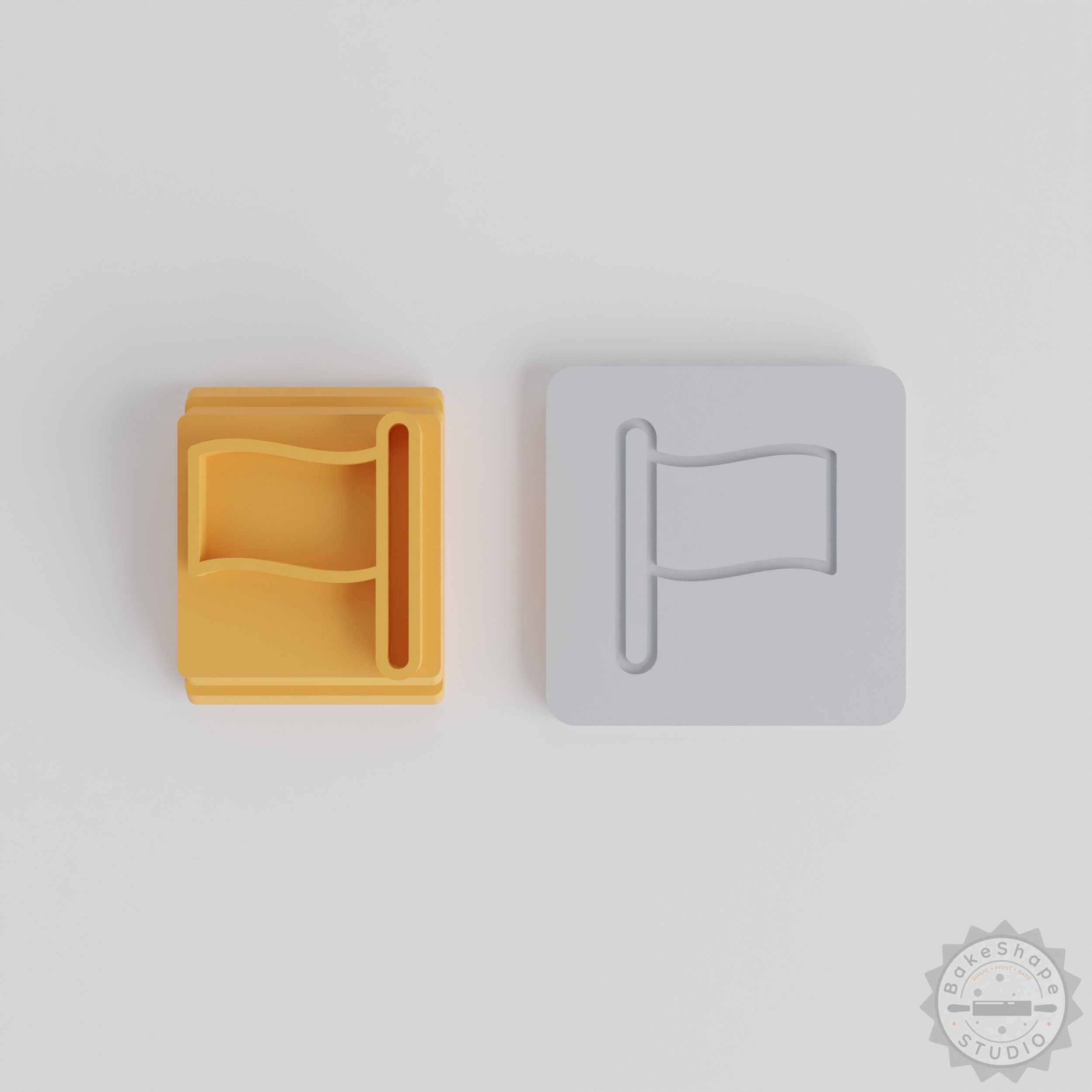 Flag Stamp Tile Set, 5 Sizes, Ideal for Clay, Cookies, Fondant, Party and Celebration Decoration
