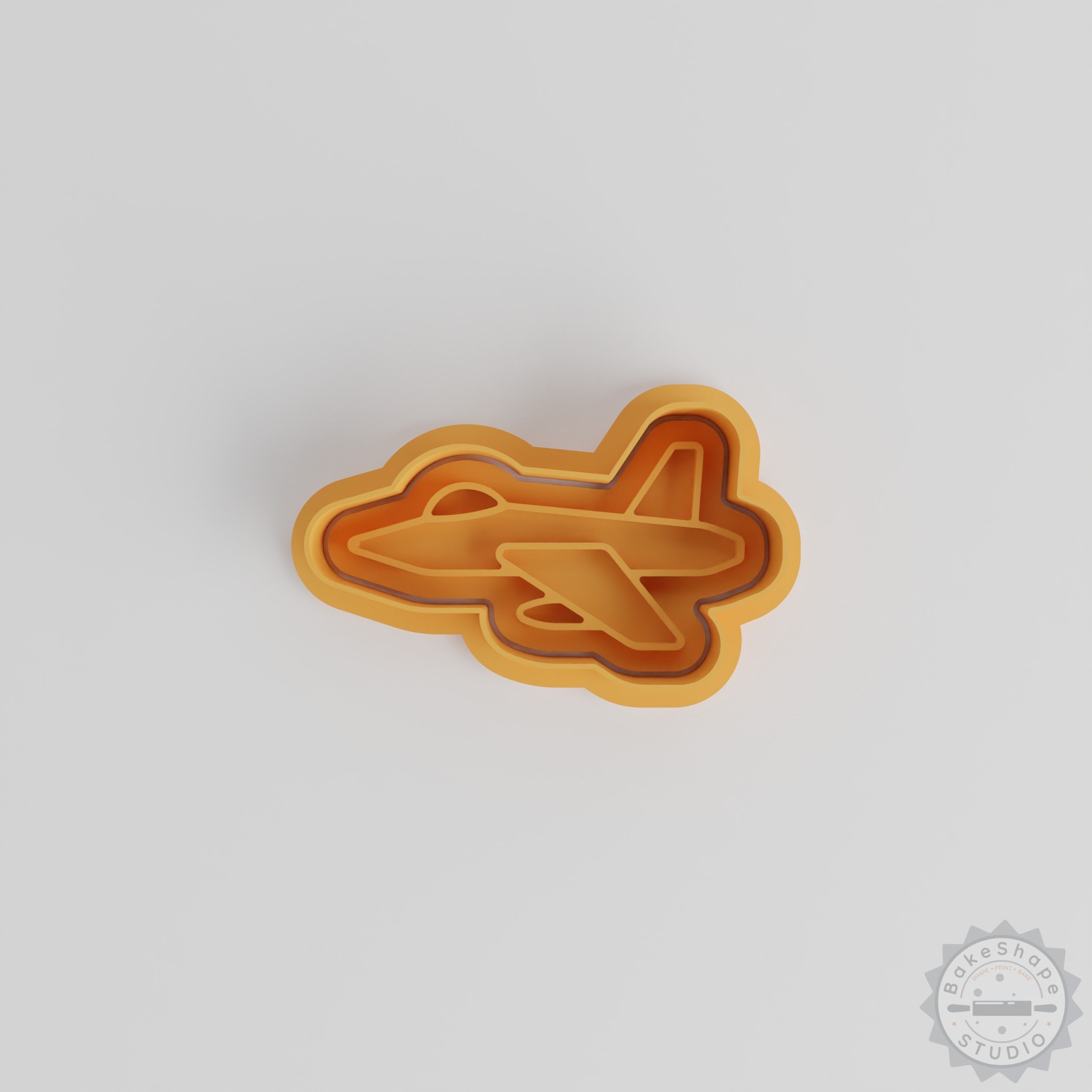 Fighter Jet Cookie Cutter Stamp Set, 6 Pieces, Perfect for Cookies Fondant, 3 Sizes