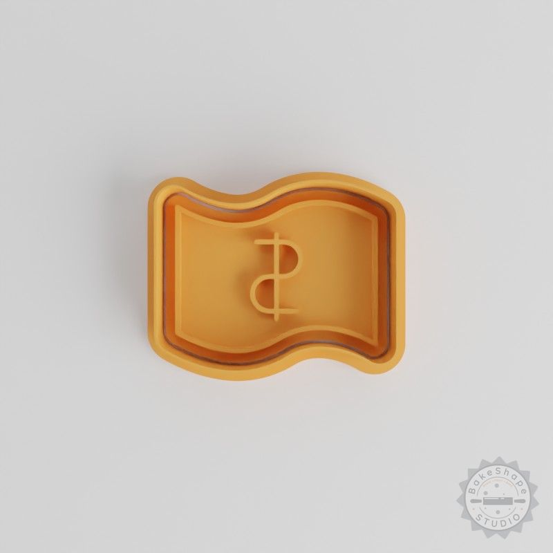Money Cookie Cutter and Stamp Set, 6-Piece, Perfect for Cookies and Fondant
