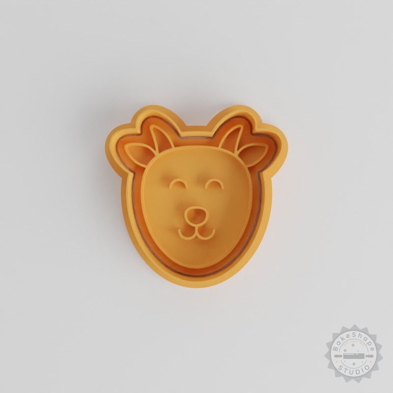 Goat Cookie Cutter and Stamp Set, 6-Piece, S/M/L, Perfect for Fondant, Farm Animal Shape