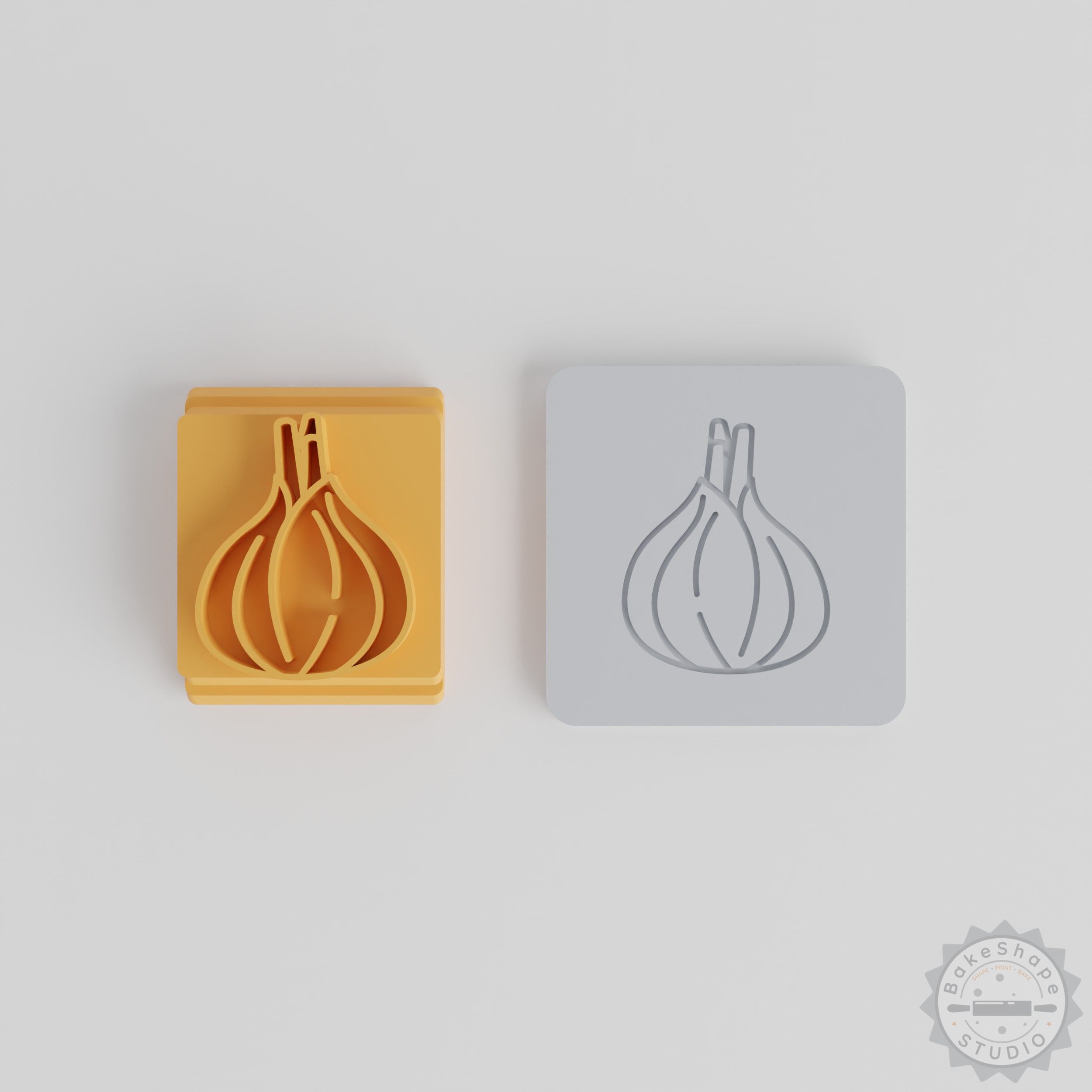 Garlic Stamp Tile Collection for Clay, Cookies & Fondant, 5 Motif Sizes 20-40mm