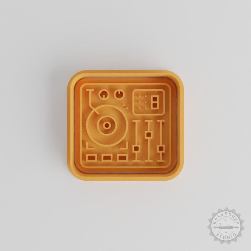 Mixing Shape Cutter and Stamp Set, Perfect for Cookies and Fondant, 6-Piece S/M/L Sizes