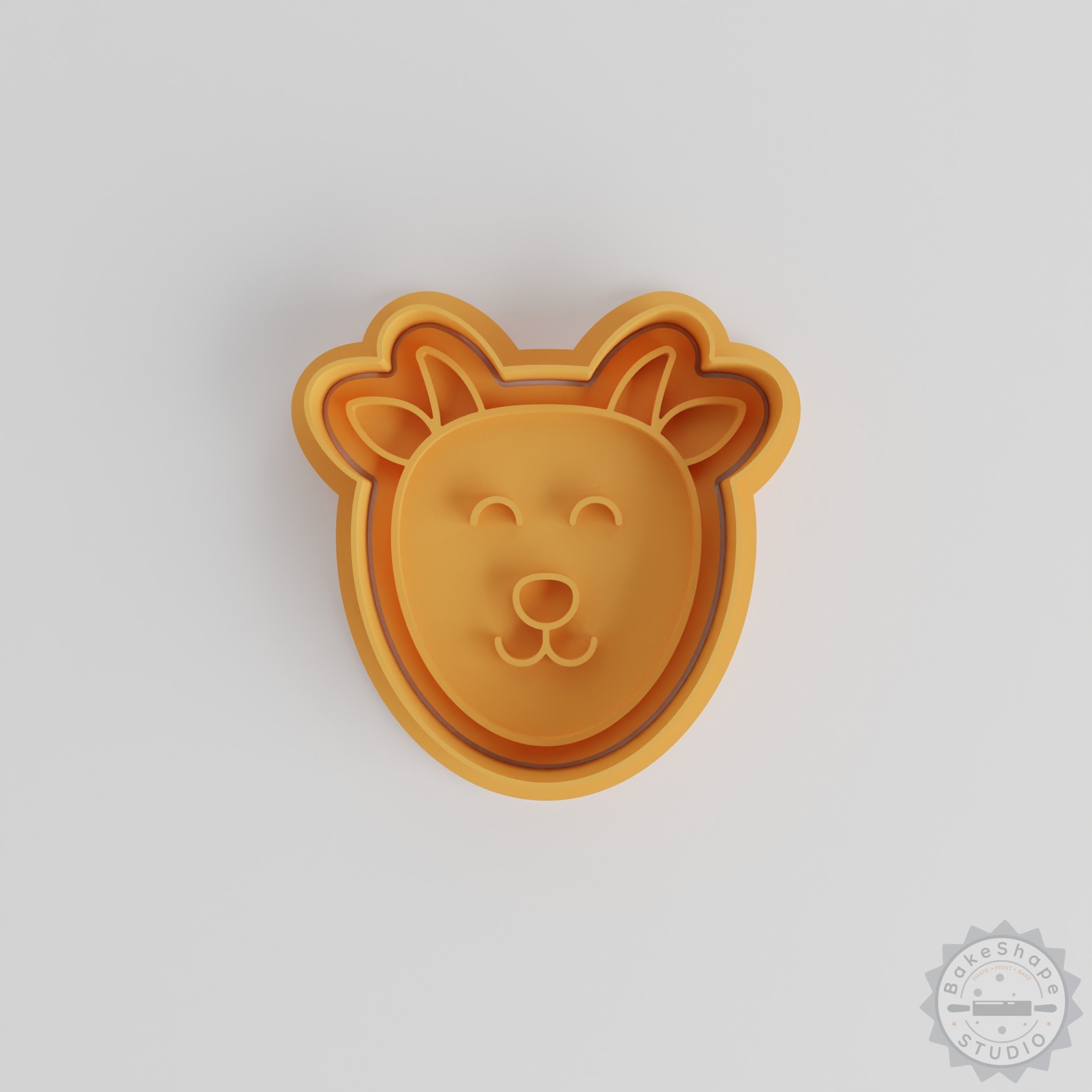 Goat Cookie Cutter and Stamp Set, 6-Piece, S/M/L, Perfect for Fondant, Farm Animal Shape