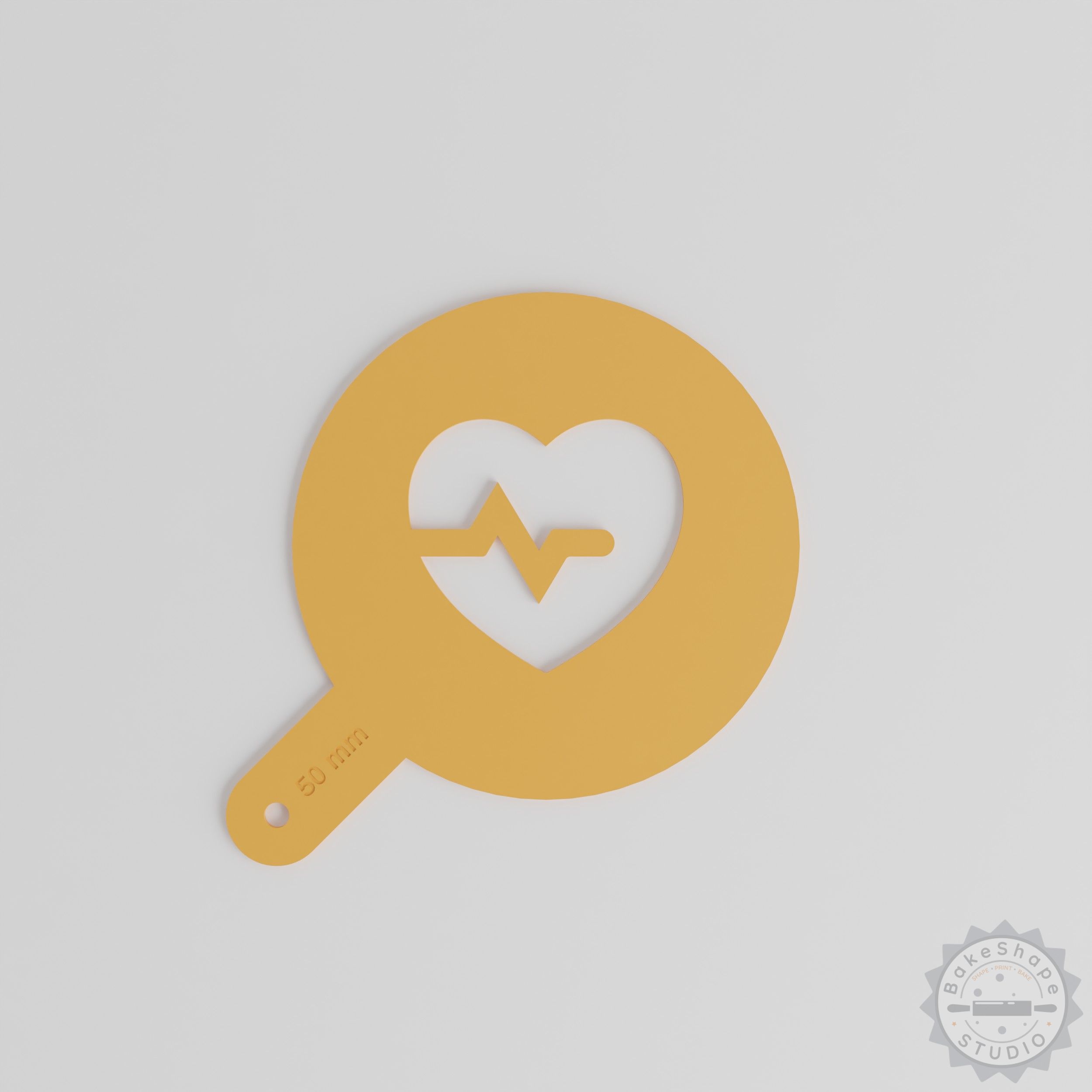 Heart Art Stencil Set, 5 Sizes, Versatile for Coffee, Decor, Painting, Compatible with Sugar & Cocoa