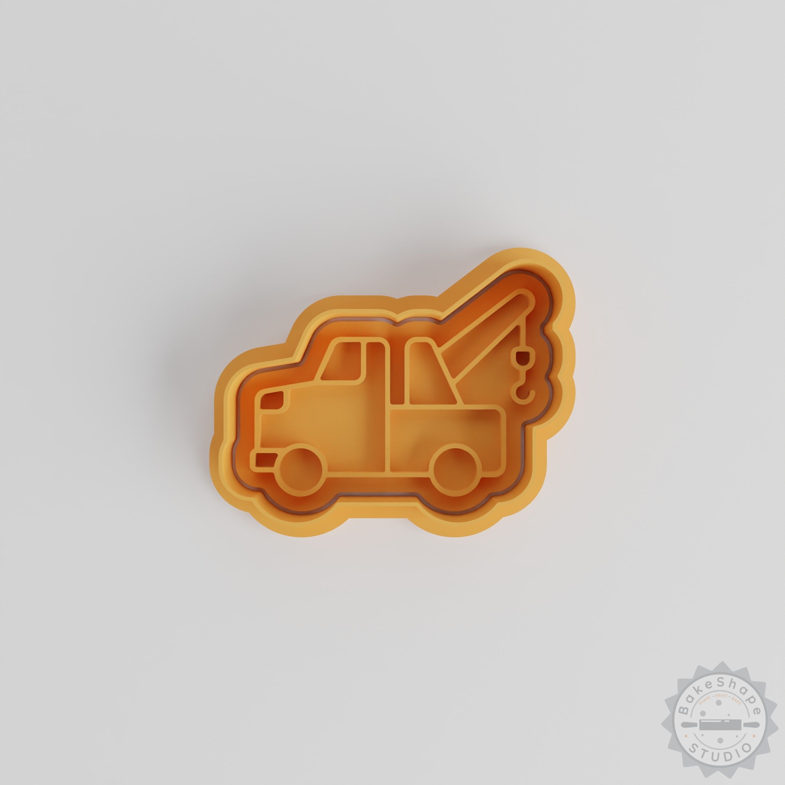 Tow Truck Cookie Cutter & Stamp Set, 6-Piece, Perfect for Fondant & Cookies Baking