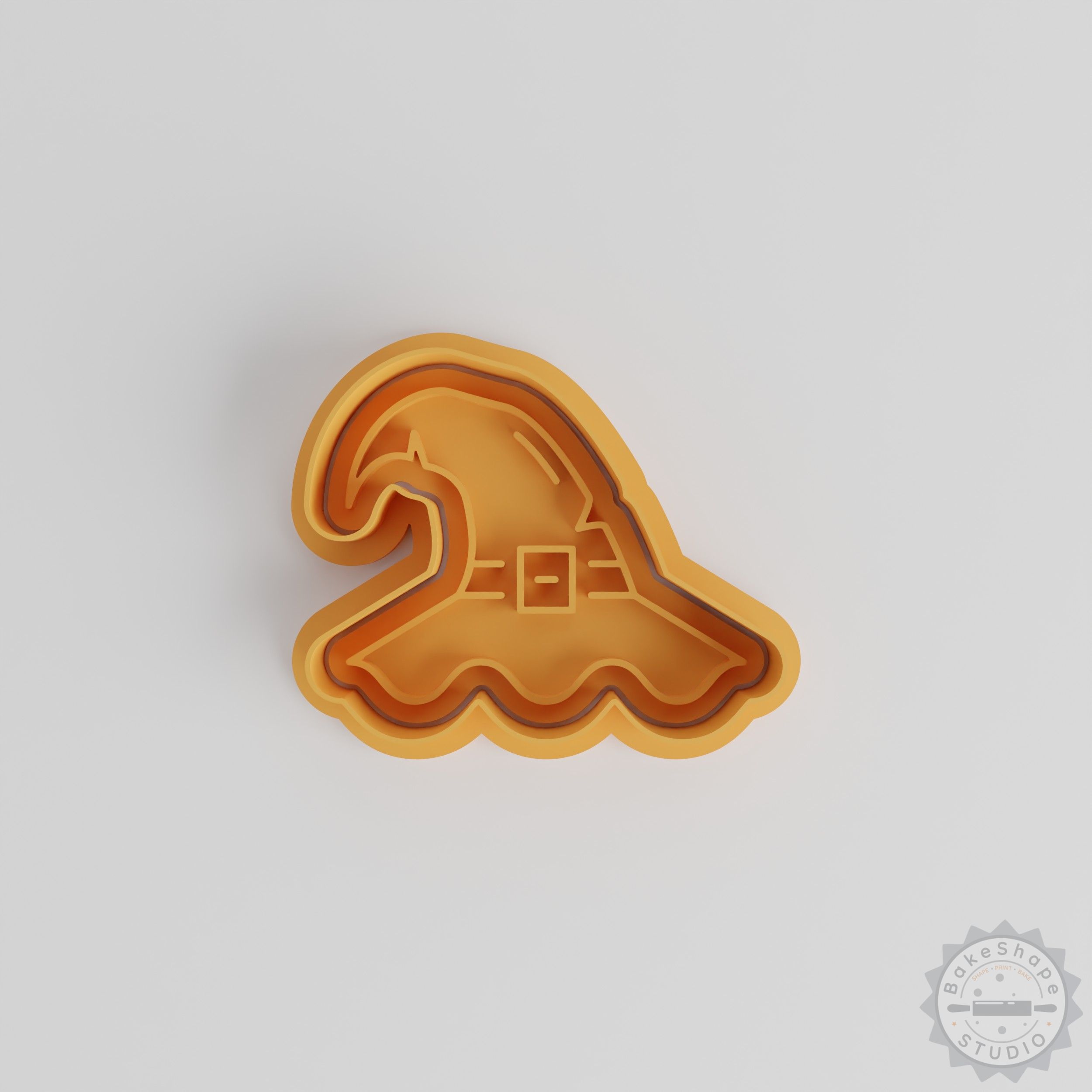 Witch Hat Cutter & Stamp Set, Halloween Cookie Fondant Magical Hat Shapes, 6 Pieces, S/M/L Sizes