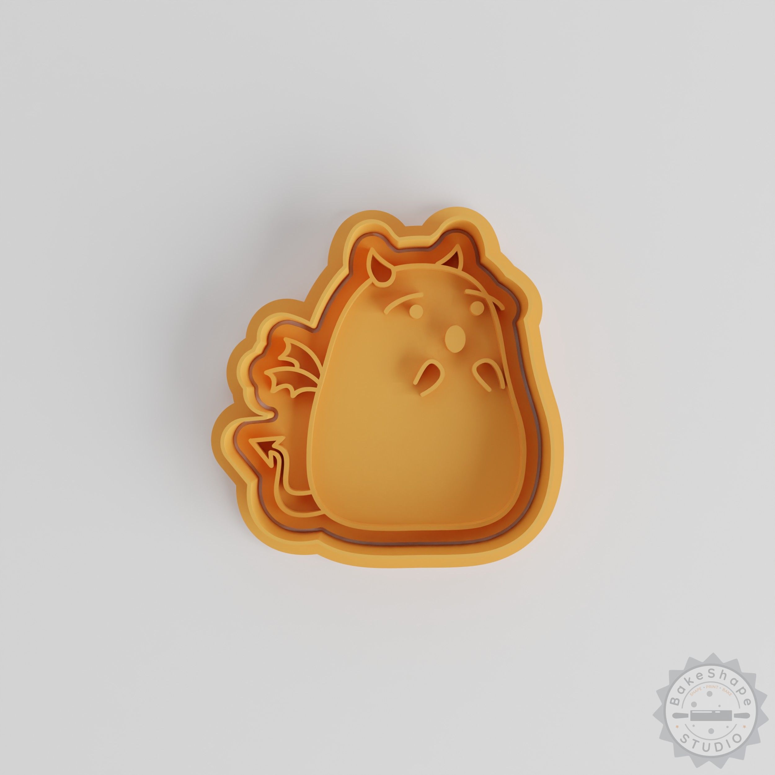 Gasp Expression Cookie Cutter & Stamp Set, 6-Piece Surprised Face Emotions, Perfect for Cookies Fondant