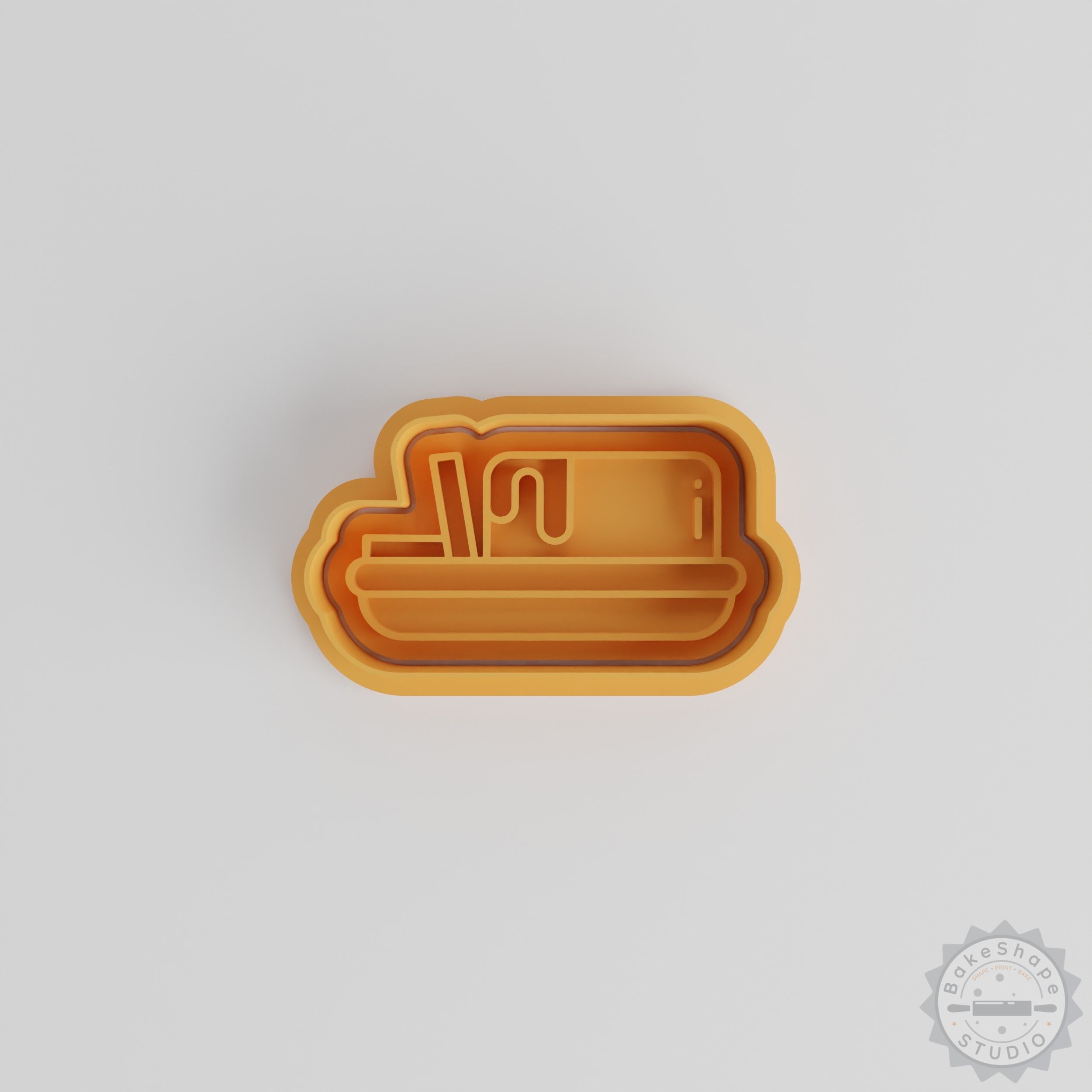 Butter Shape Cutter and Stamp Set, 6-Piece Cookie Fondant Tools, S/M/L Sizes