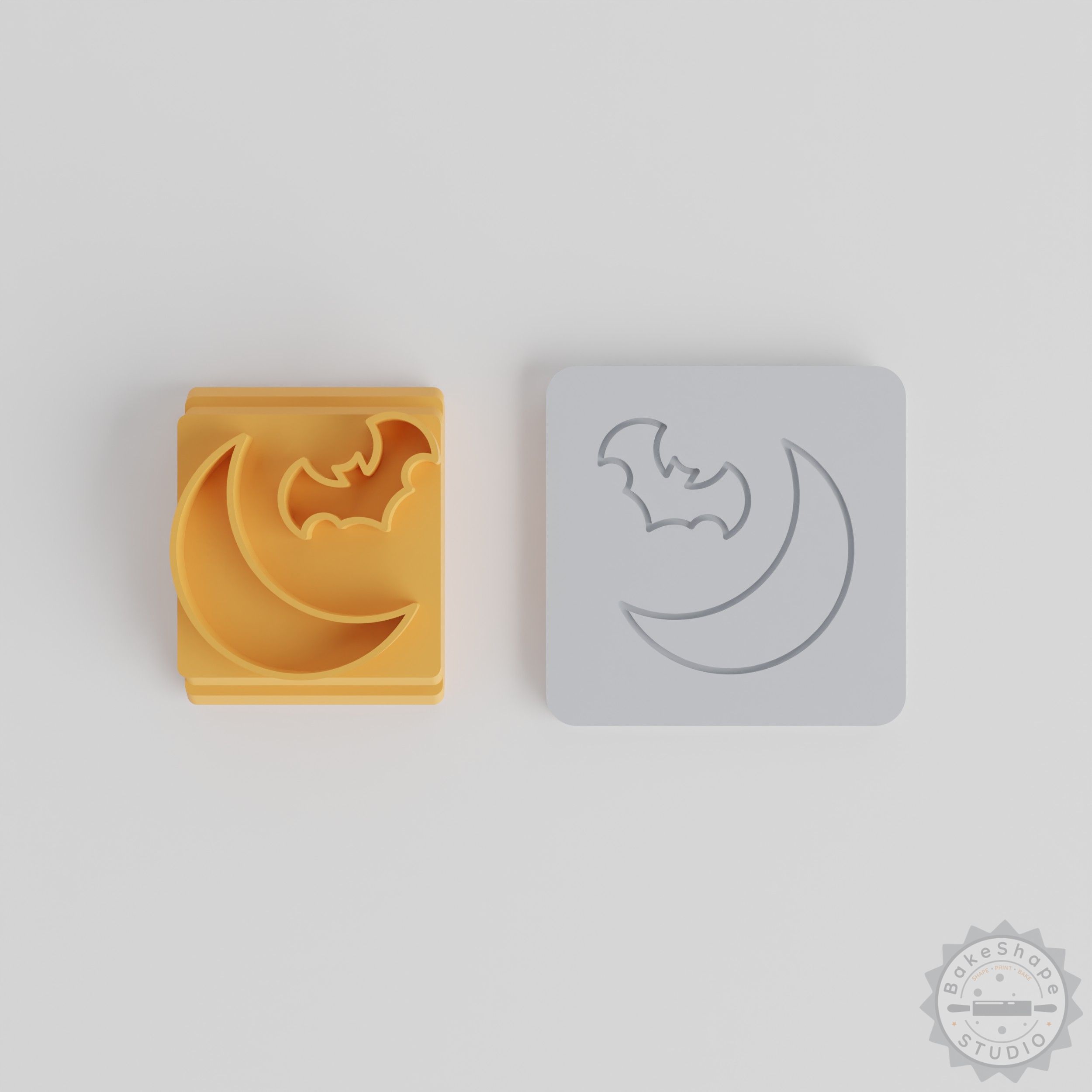 Halloween Stamp Tile Set, 5 Sizes for Clay, Cookies, Fondant - Perfect for Spooky Crafts