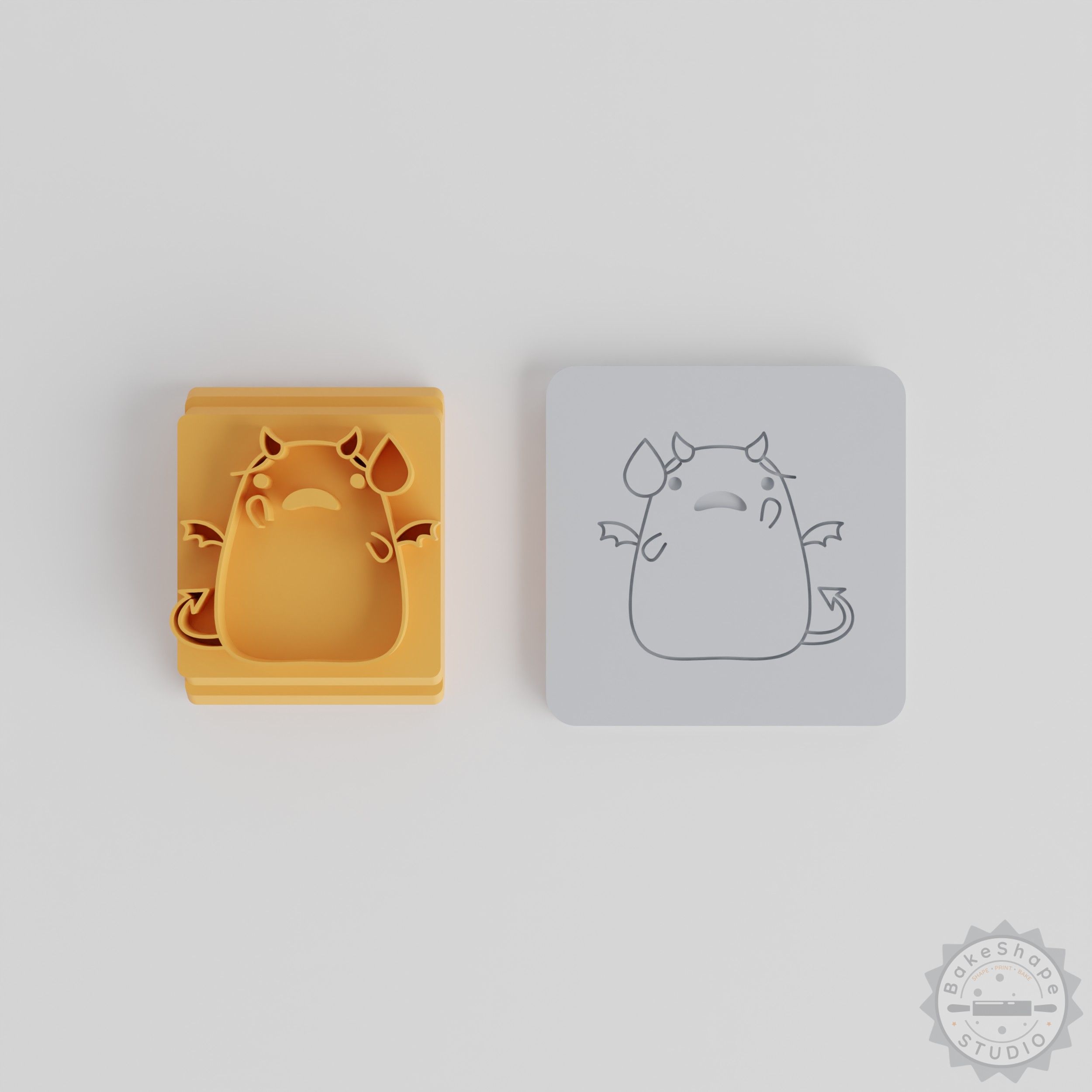 Cold Sweat Stamp Tile Set, 5 Sizes, Clay & Cookie Decorating Tool for Soft Materials