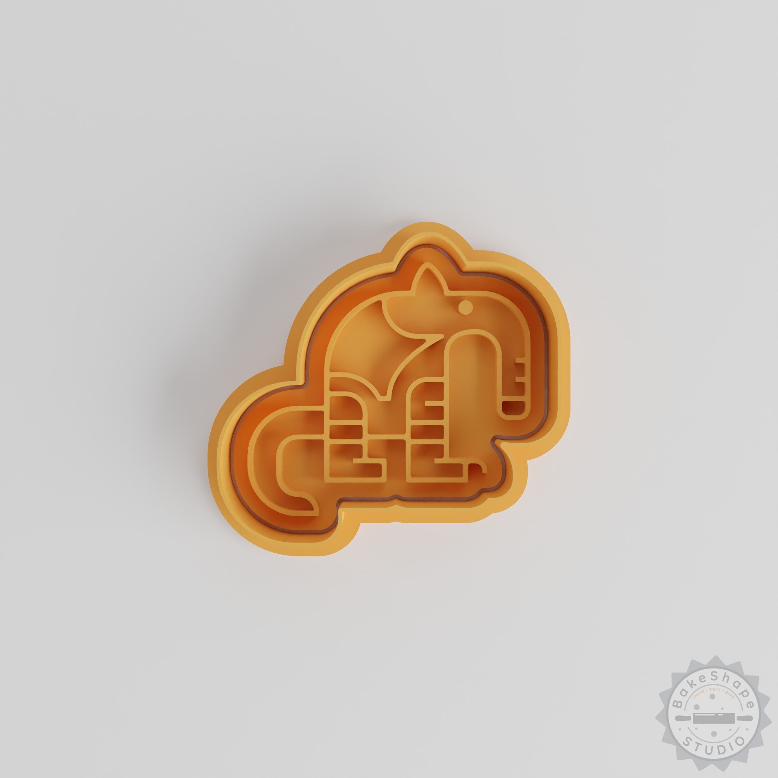 Wildlife Animal Anteater Cookie Cutter and Stamp Set, 6-Piece, Multiple Sizes for Baking and Fondant