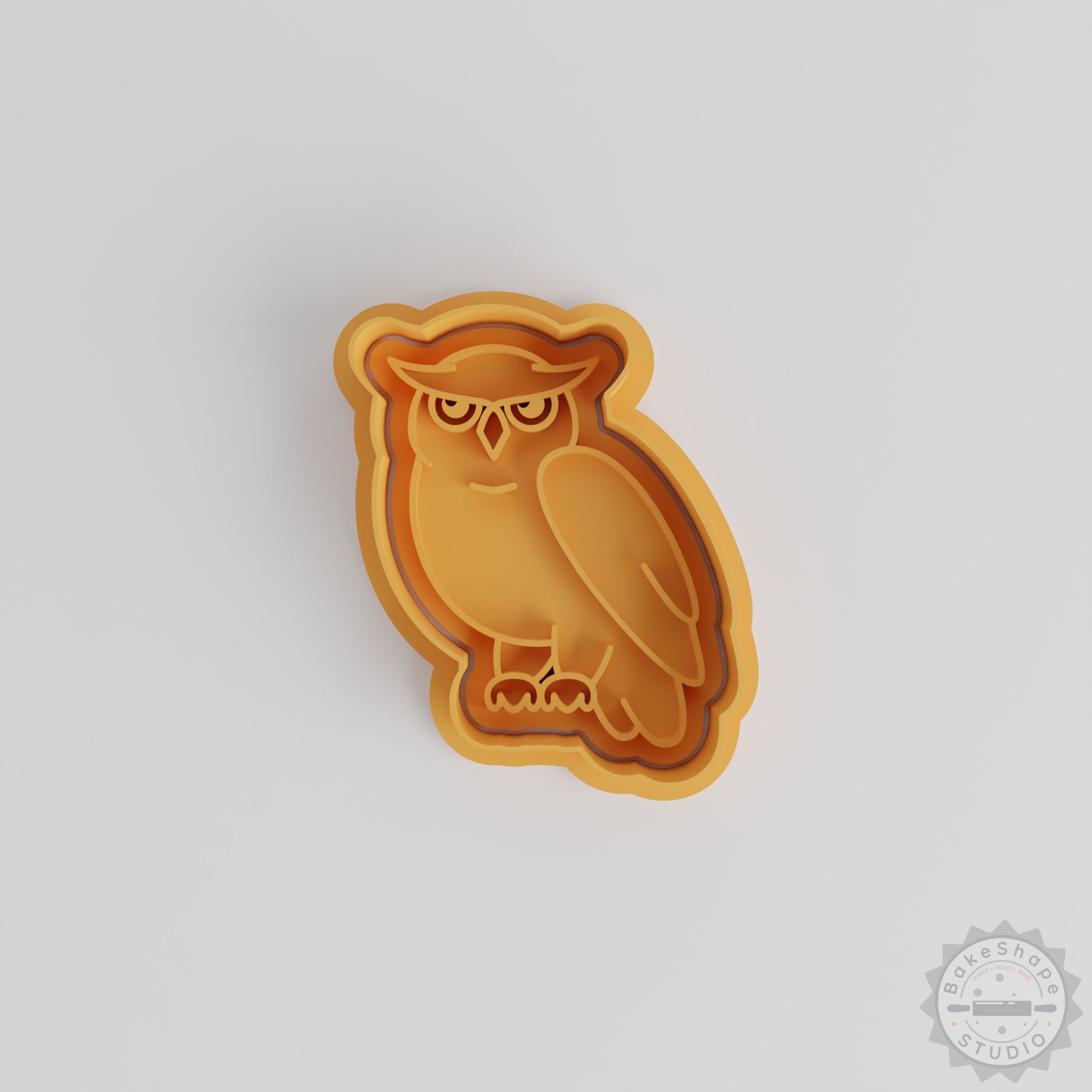 Owl Cookie Cutter and Stamp Set, 6 Pieces, S/M/L Sizes, Perfect for Cookies and Fondant