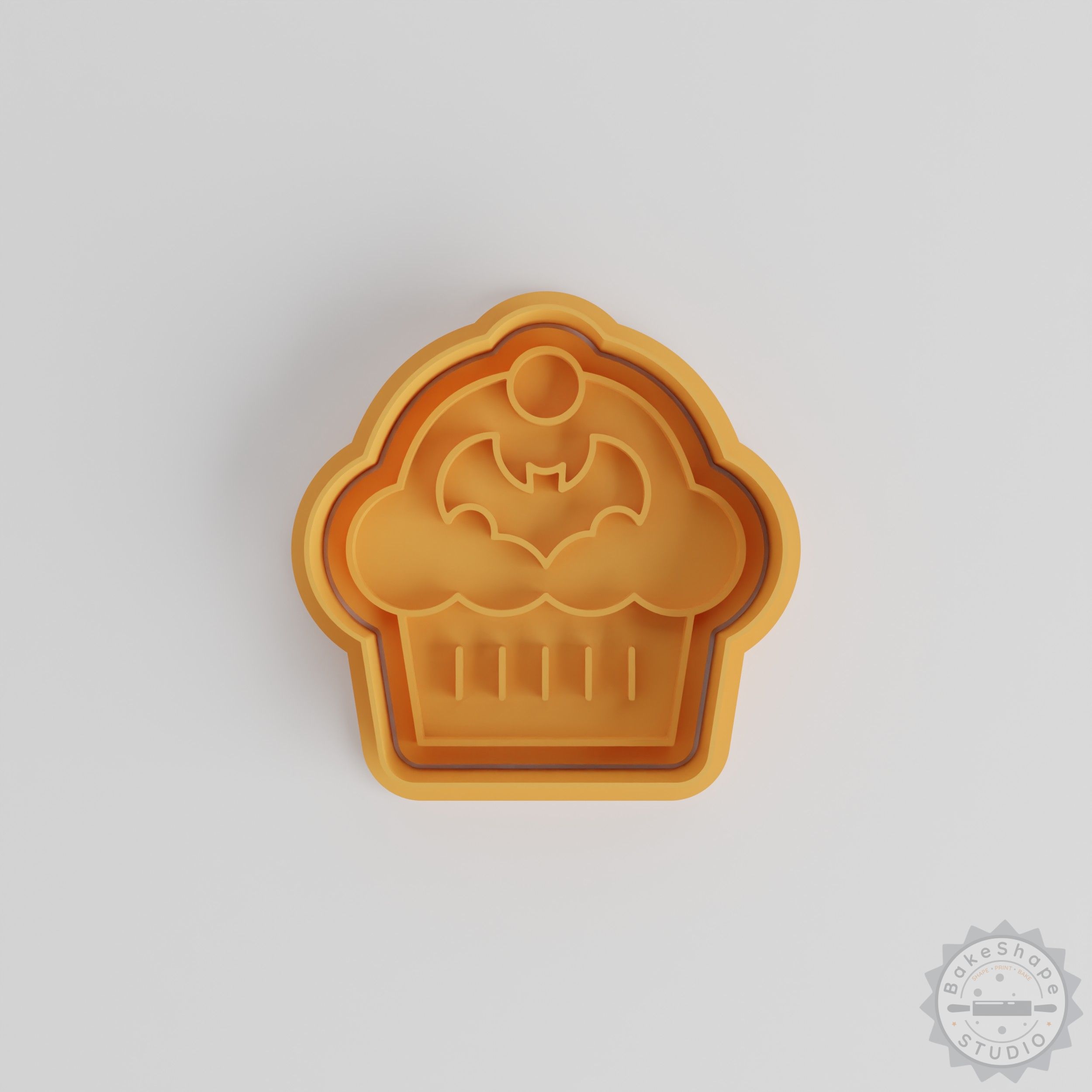 Halloween Cookie Cutter Stamp Set, 6-Piece, Spooky Shapes for Fondant & Decorating