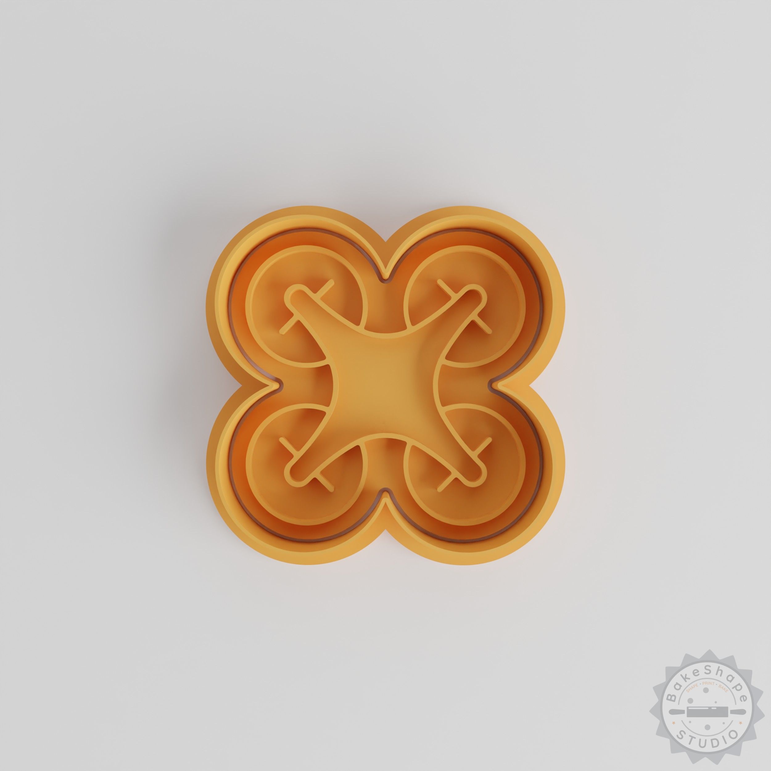 Quad Rotor Drone, Electronic Flying Gadget, Camera Technology, Smart Aerial Device, Set of 6 Shapes for Cookie, Fondant Decorating