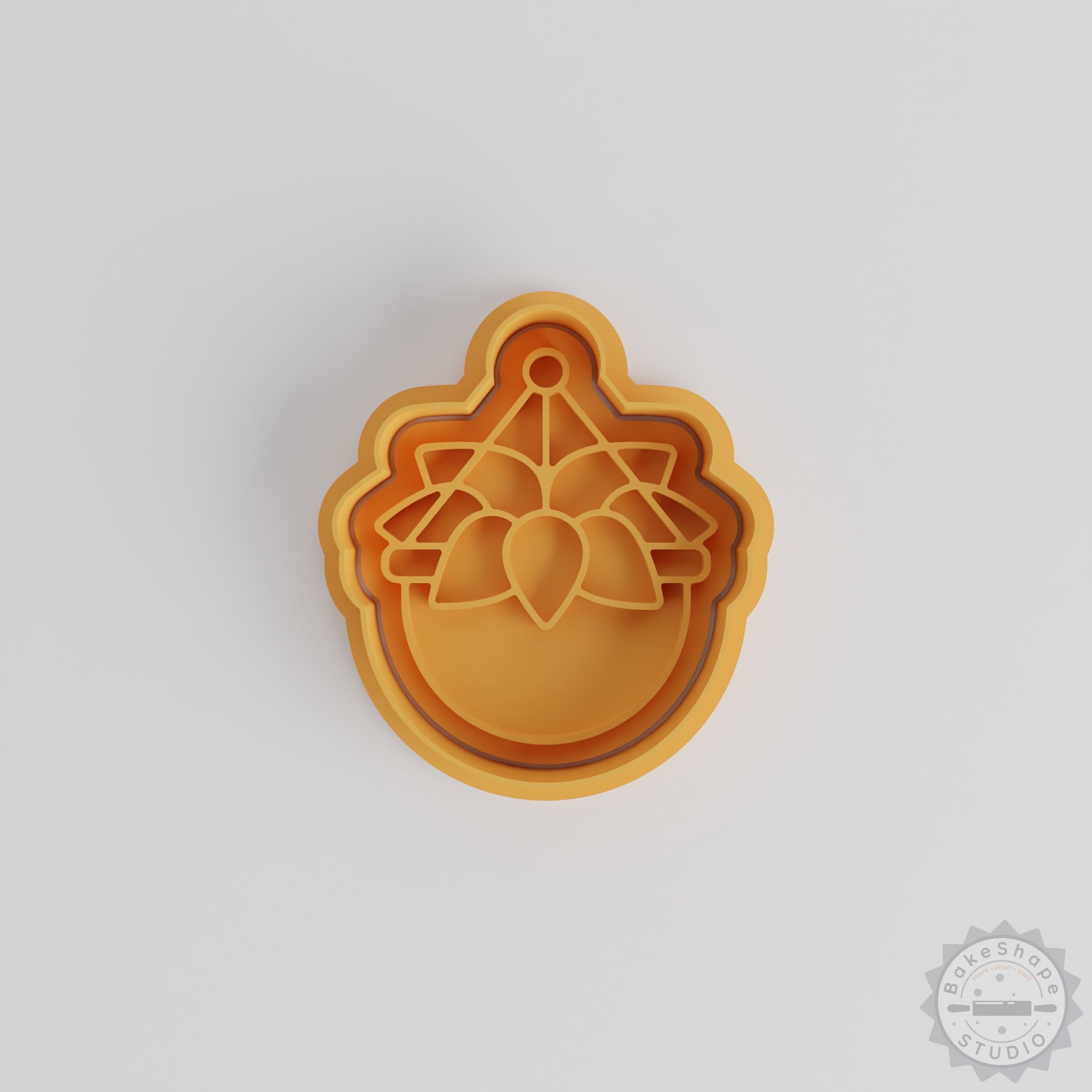Hanging Plant Cookie Cutter Set with Stamp, S/M/L Sizes, 6-Piece Pack