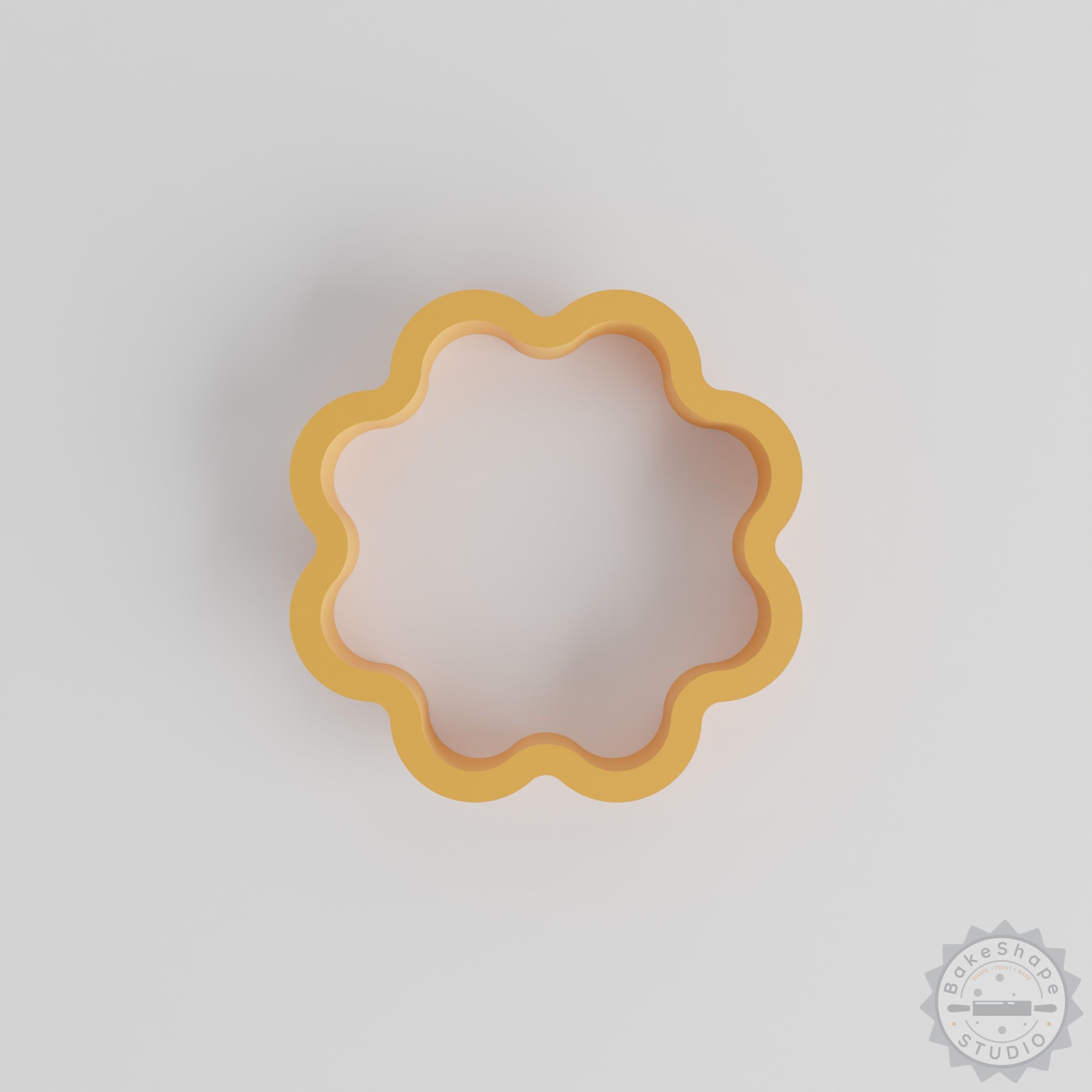 Rounded Corner Star Shape Cutter set STL for 3D printing with sizes from 0.75 to 5 inches for cookie and craft cutting