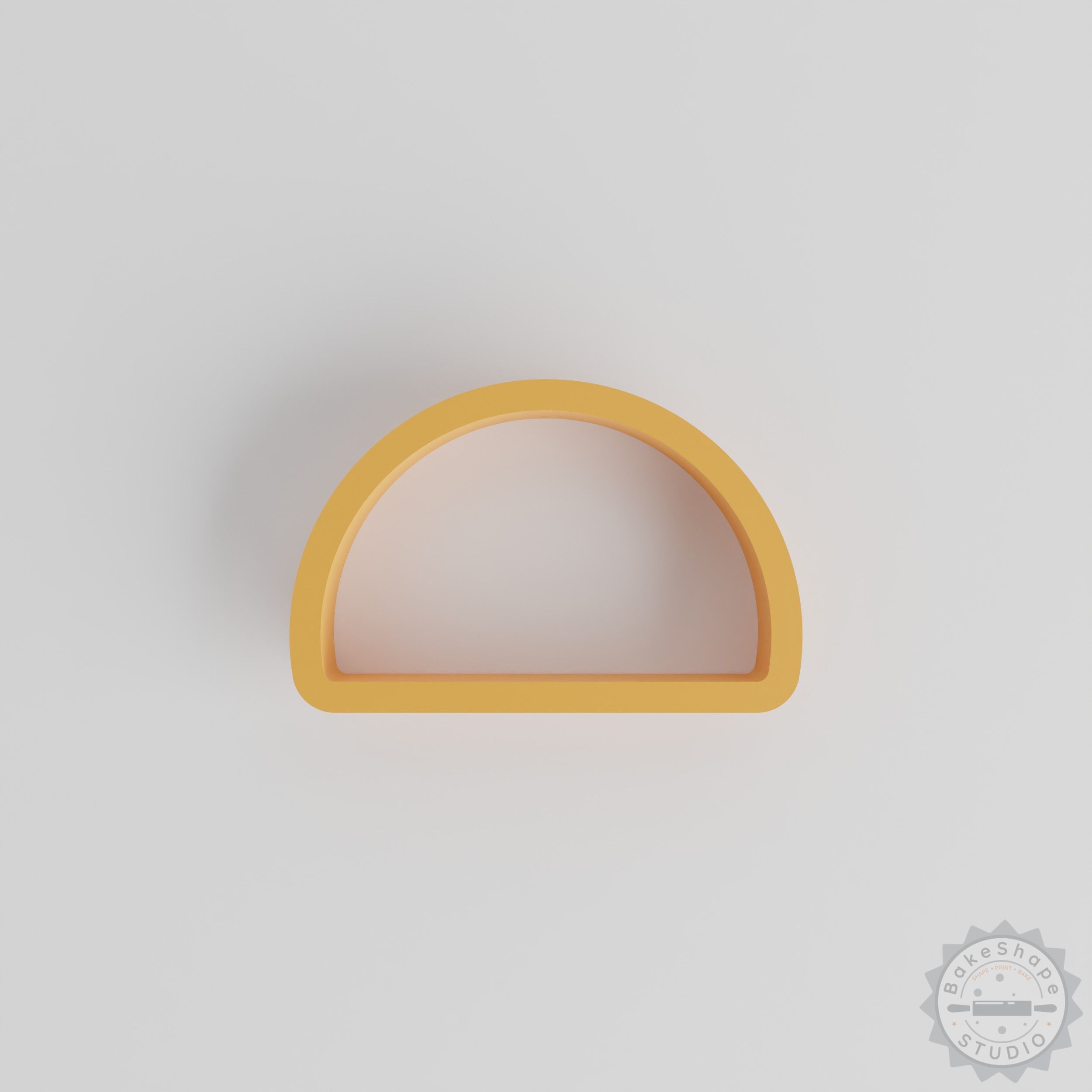 Semi Circle Cutter Set, 18-Piece, 0.75"-5.00" Sizes, for Cookies, Fondant, Clay