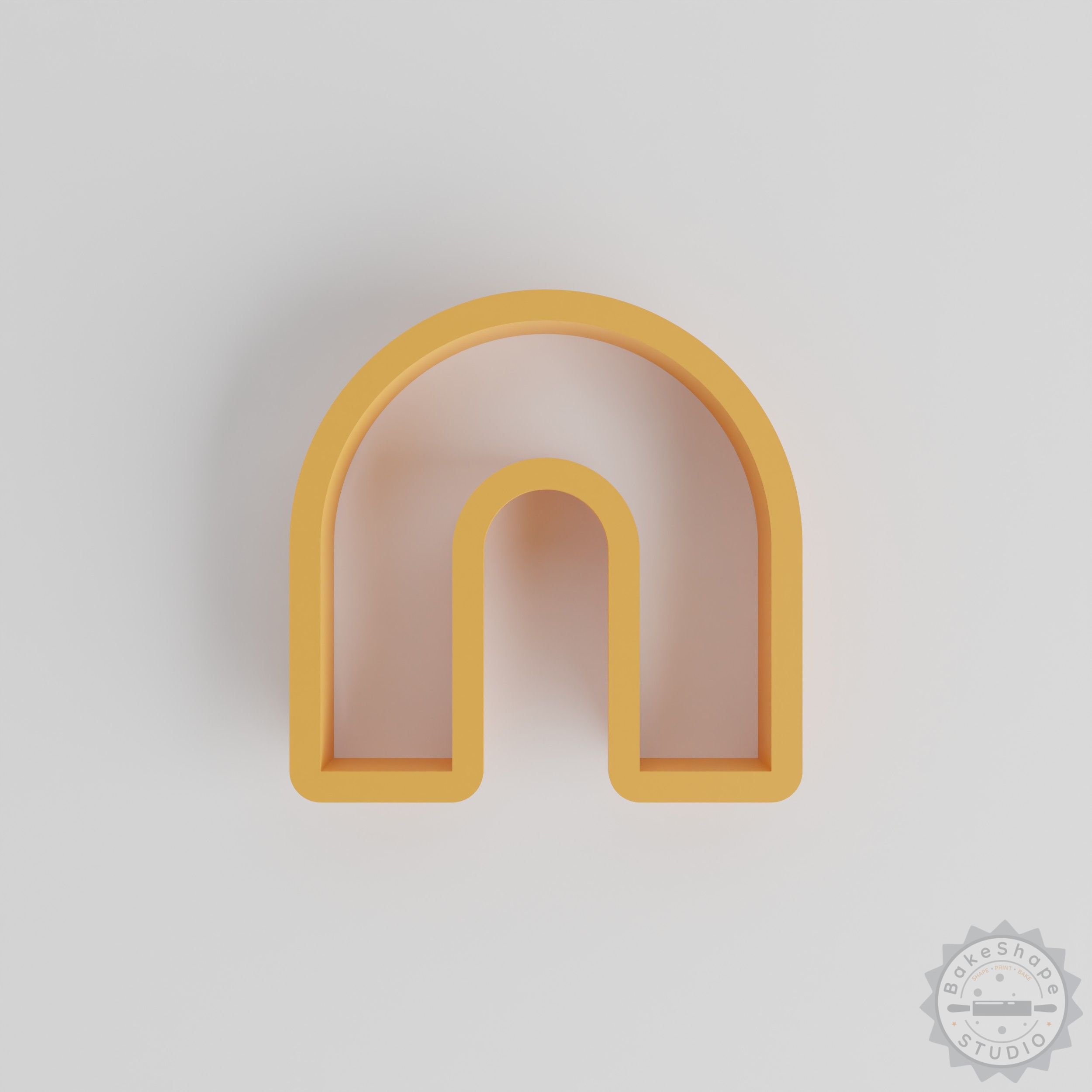 Arch shape cutter set STL for 3D printing with 18 sizes ideal for cookie, fondant, and clay crafting