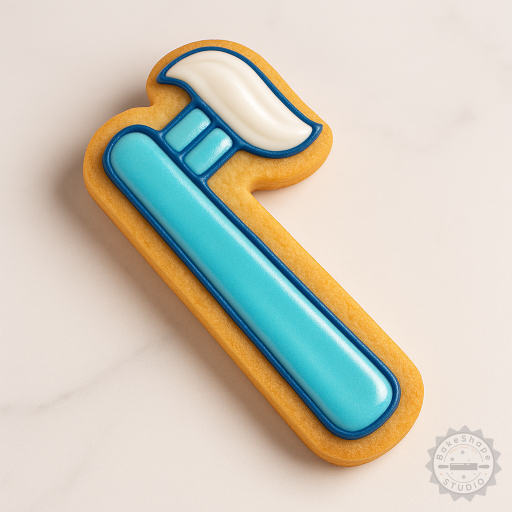 Decorated example 1 of Toothpaste and Oral Hygiene Set with 6 Shape Cutter and Stamp Pieces