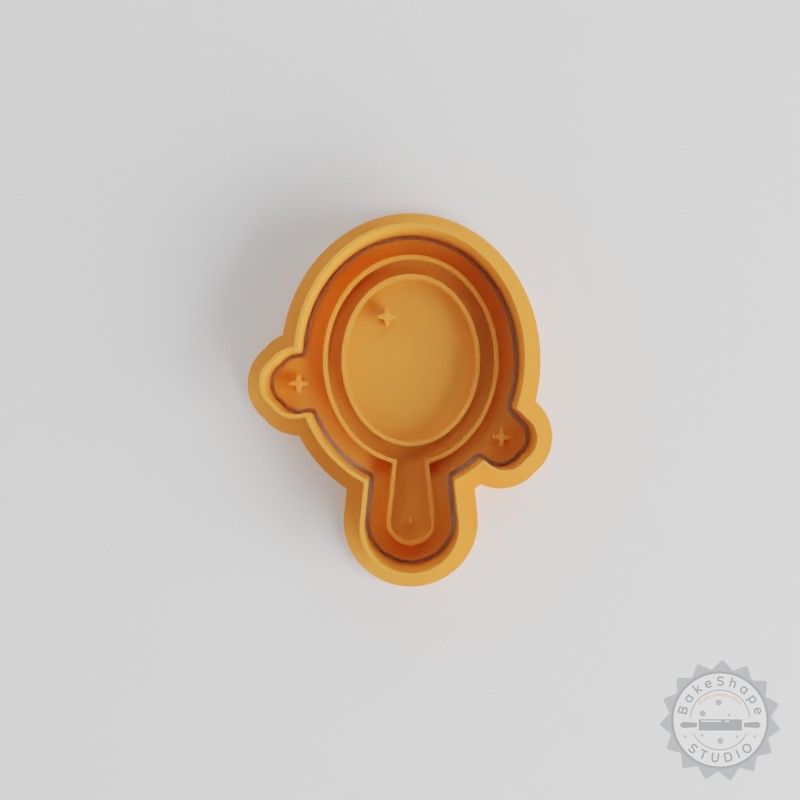 Magic Mirror Set, Cookie & Fondant Cutter, Shape Cutter & Stamp, 3 Sizes S/M/L