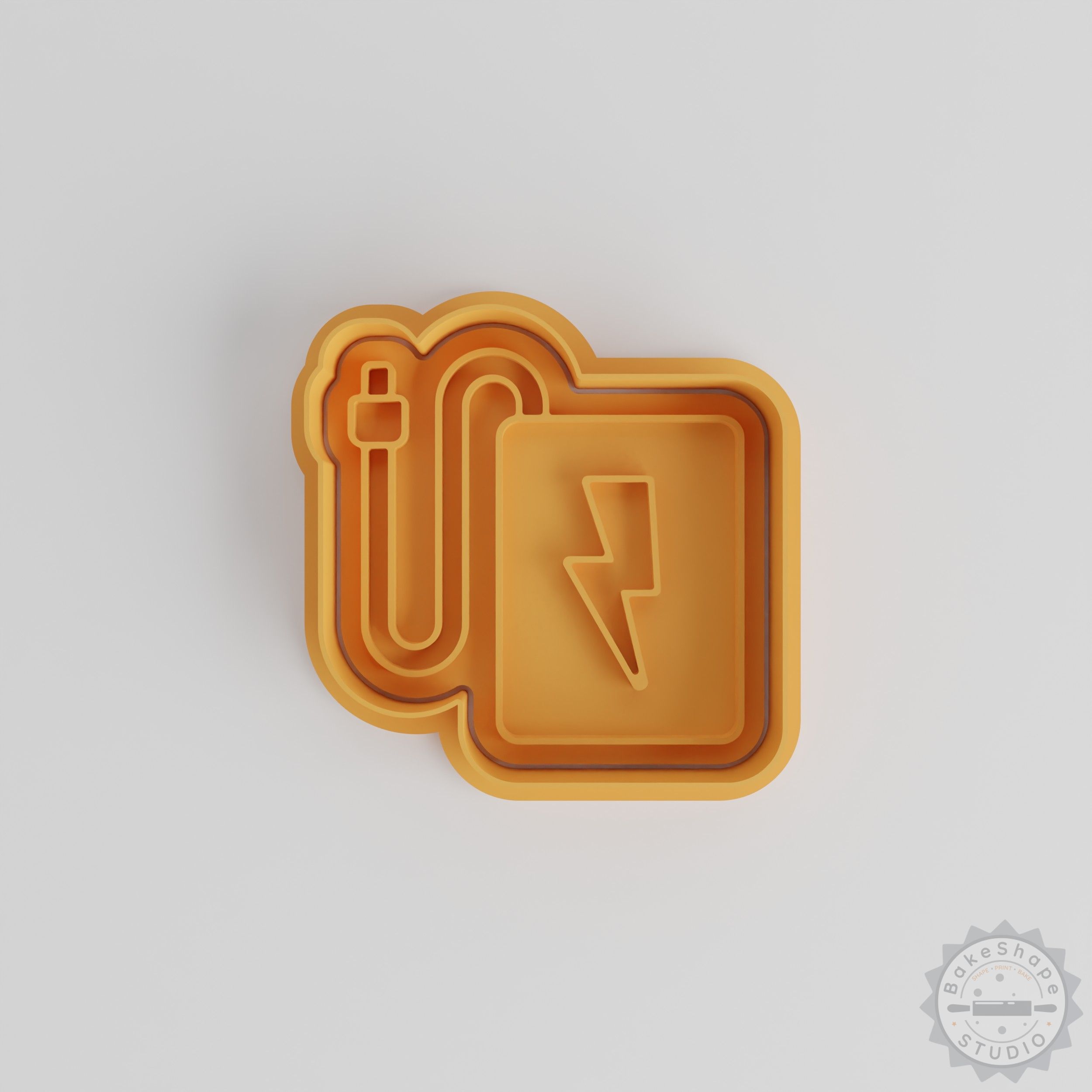 Portable Charger, Power Bank with 6 Shape Cutters, Stamp Set for Cookies, Fondant, 3 Sizes