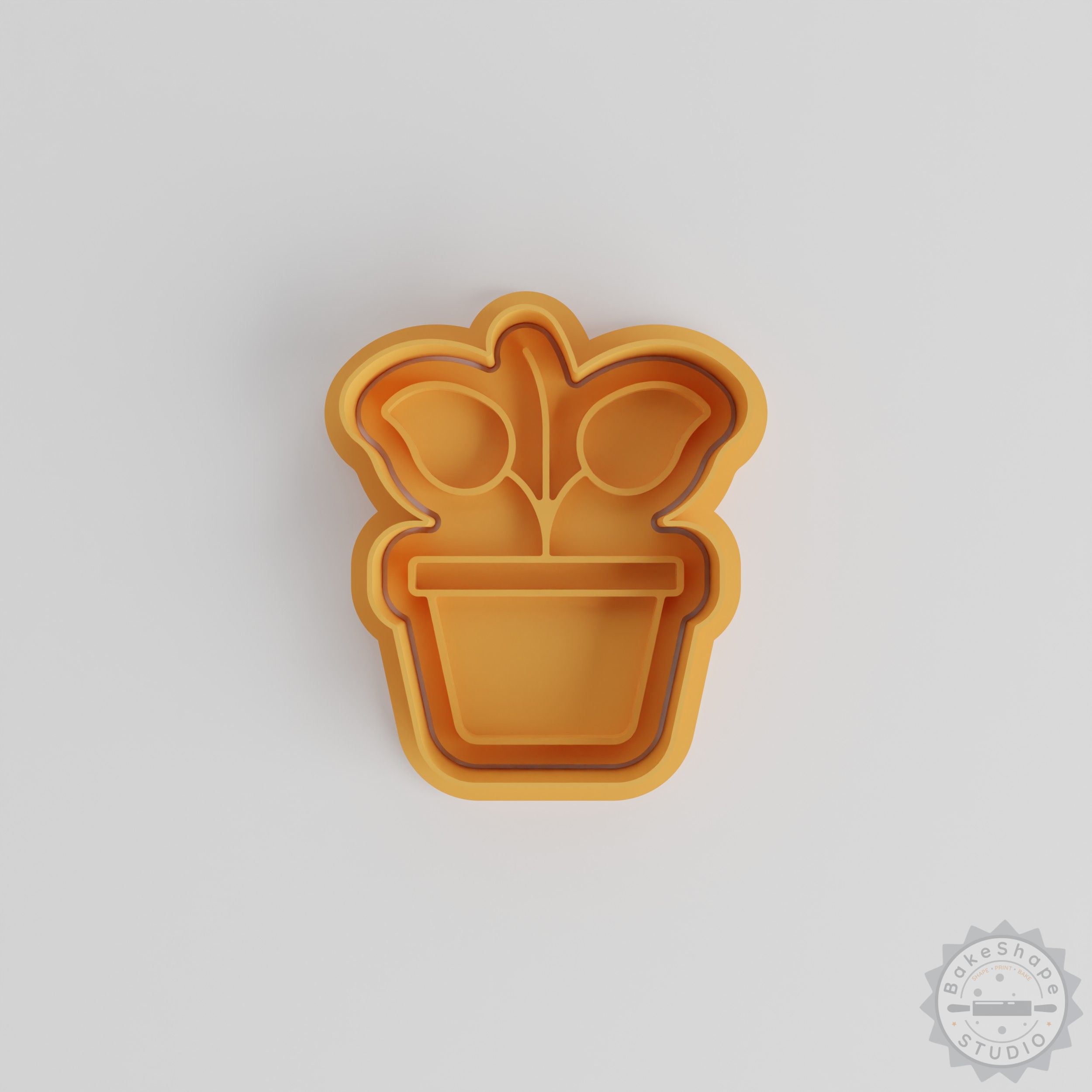 Growing Plant Shape Cutter Stamp Set, Perfect for Cookies & Fondant, 6-Piece S/M/L Bundle