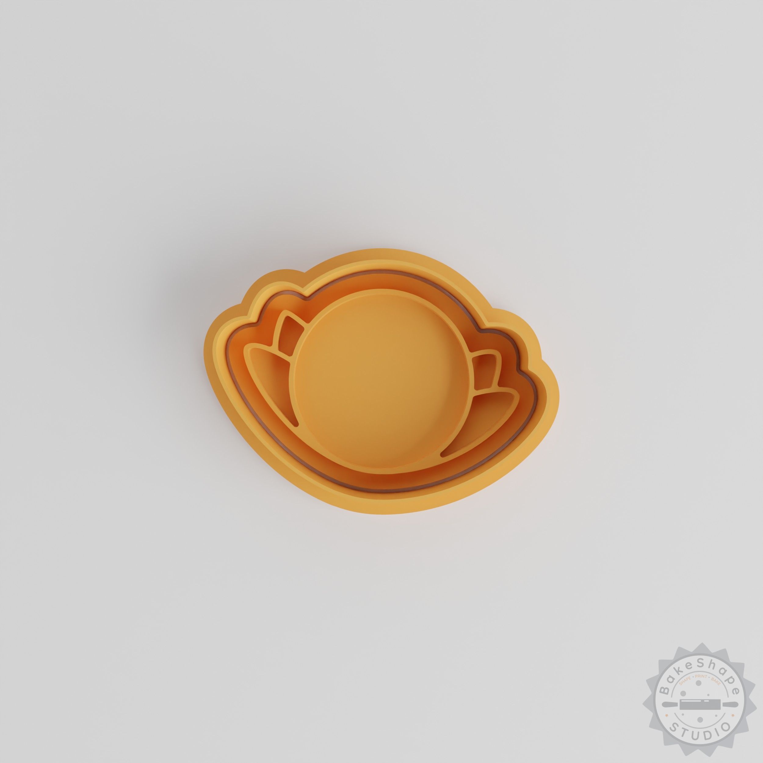 Pushya Nakshatra Vedic Astrology Cookie Cutter Stamp Set, 6 Pieces, S/M/L Sizes