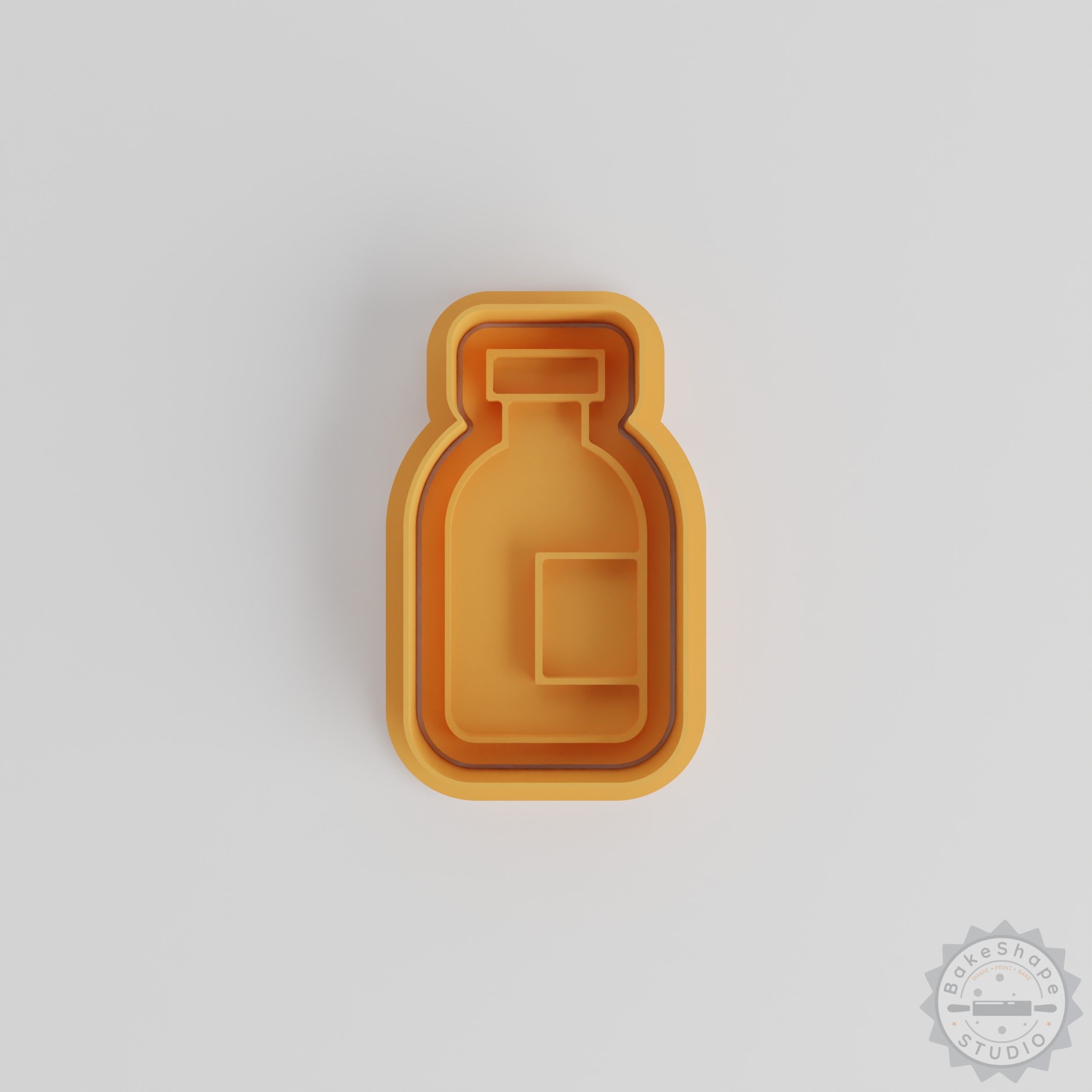 Beer Shape Cookie Cutter & Stamp Set, 6-Piece, Ideal for Fondant & Cookies, Party Theme