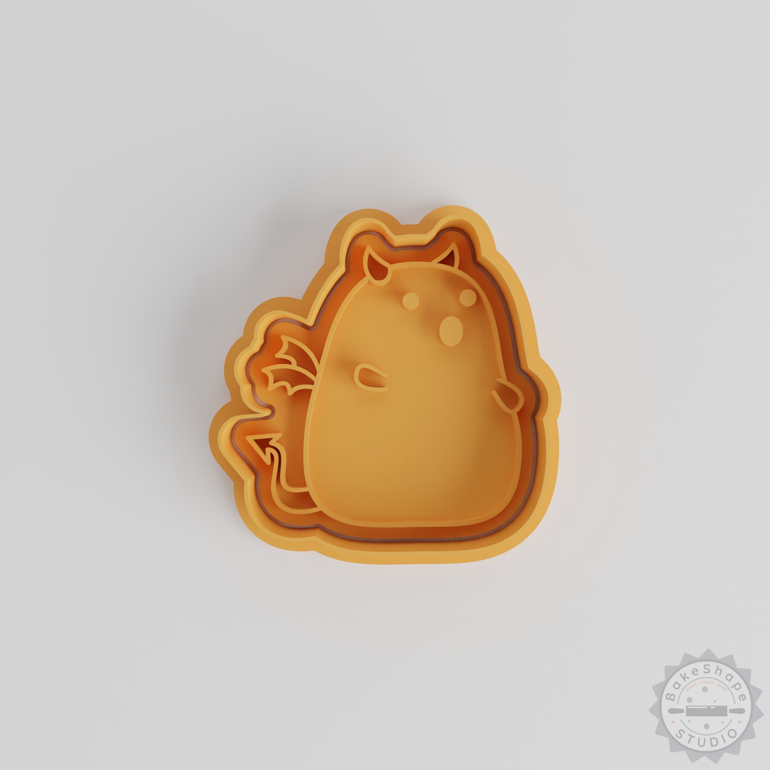 Cookie Fondant Shape Cutter & Stamp Set, 6 Pc, S/M/L Sizes, Perfect for Baking