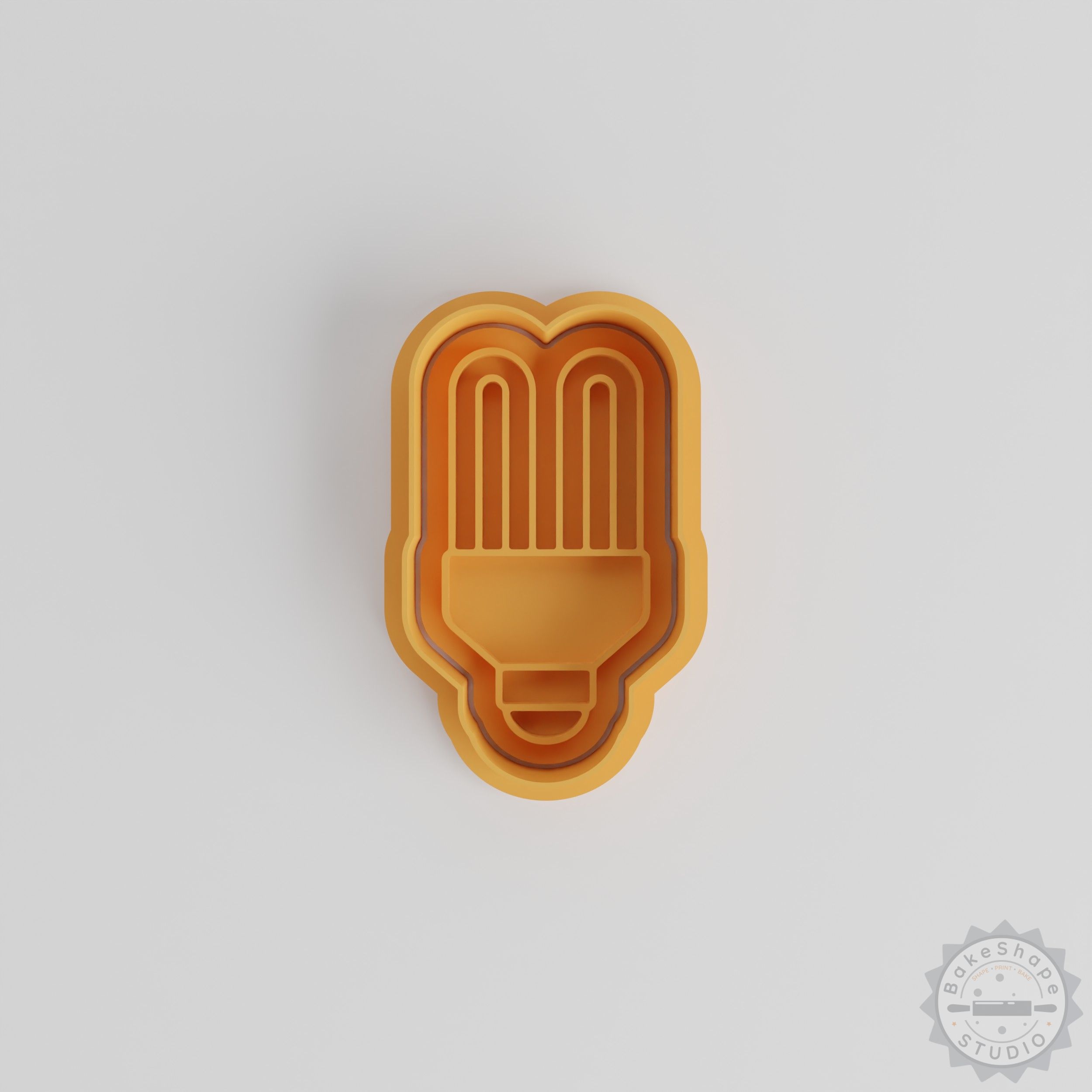 Eco Light Bulb Cookie Cutter and Stamp Set, 6 Piece, Energy Efficient Theme, S/M/L Sizes for Fondant