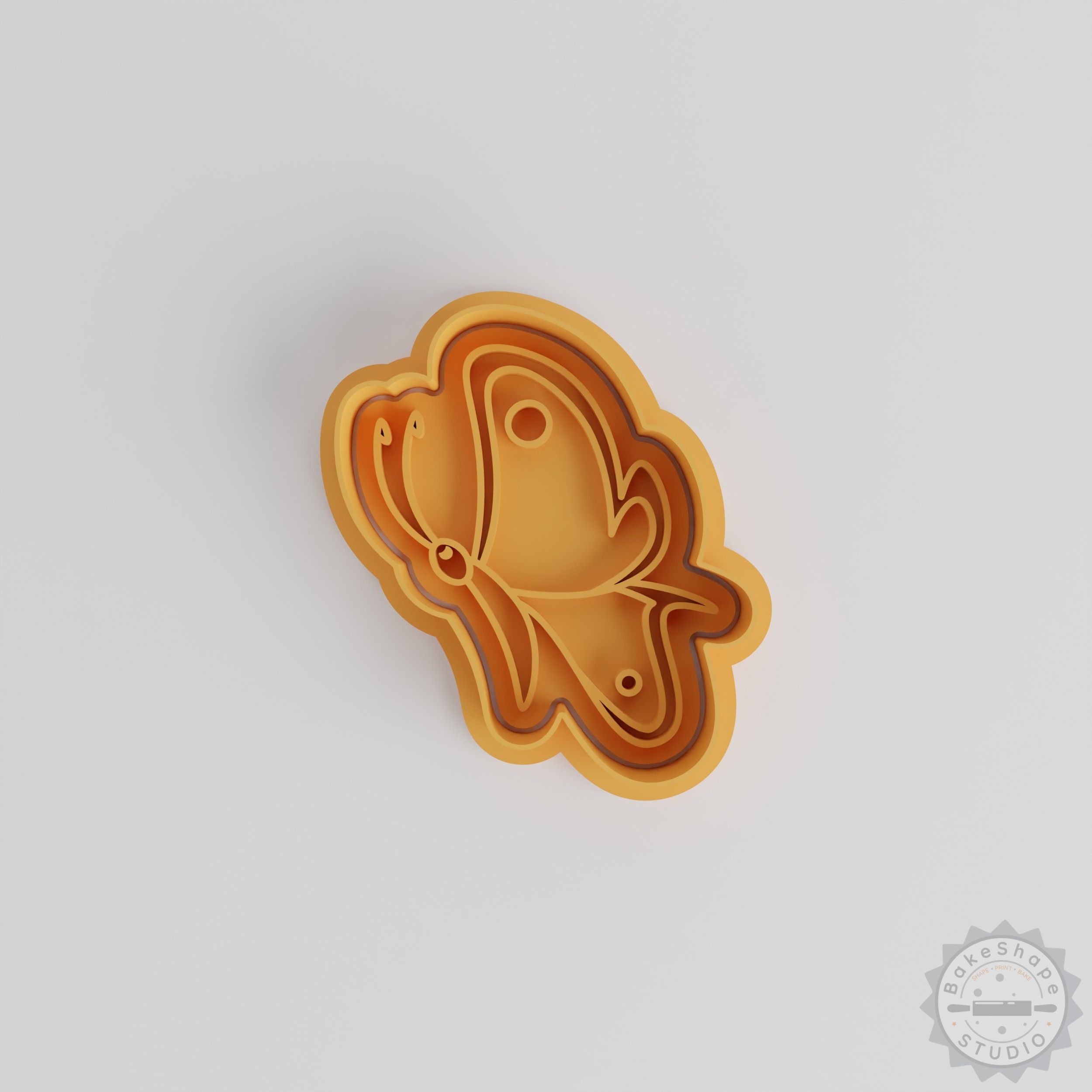 Butterfly Cookie Cutter and Stamp Set, 6 Piece, Baking, Fondant, Flower, Insect Designs, Small/Mid/Large Sizes