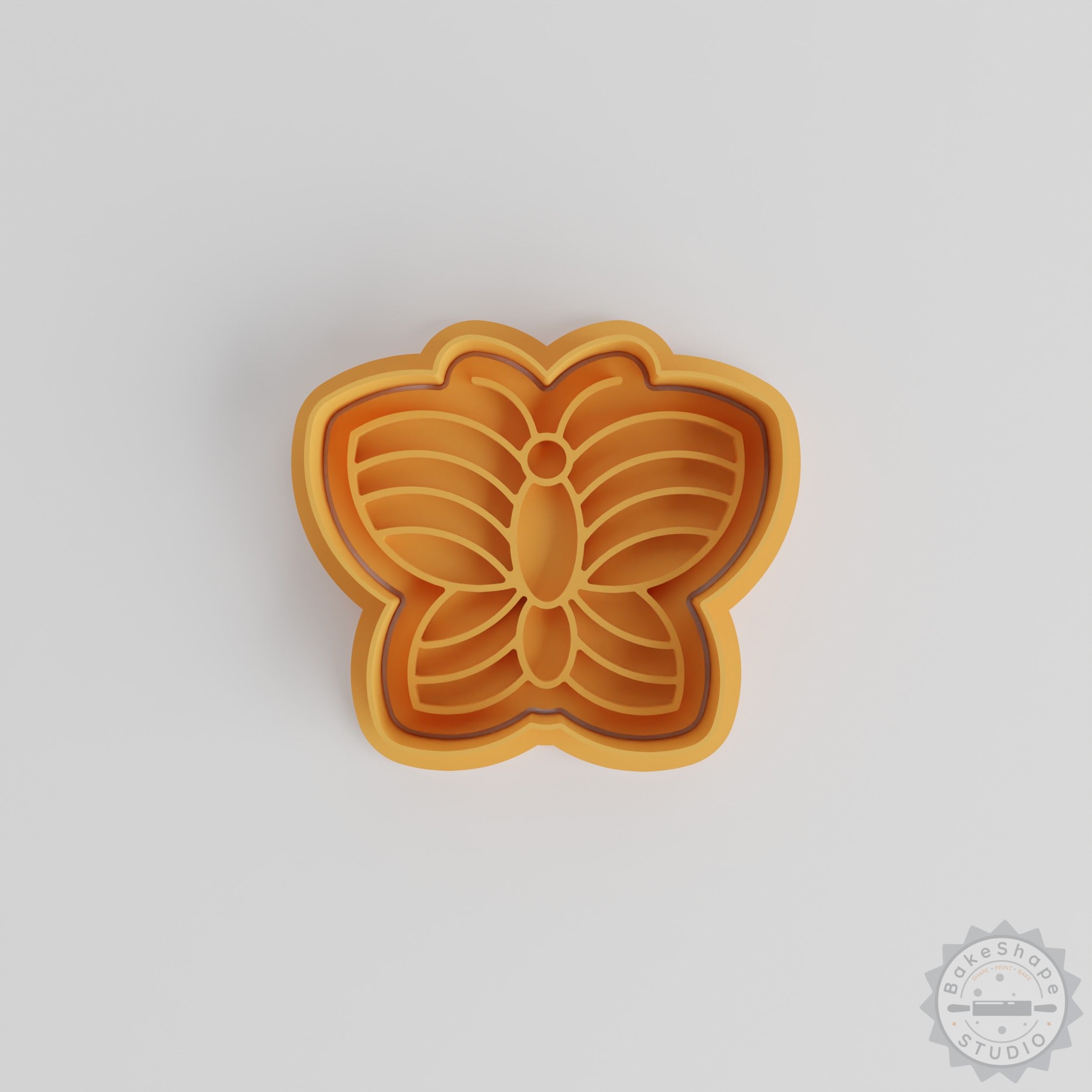 Butterfly Shape Cutter and Stamp Set, 6-Piece, Perfect for Cookies and Fondant, Small to Large Sizes