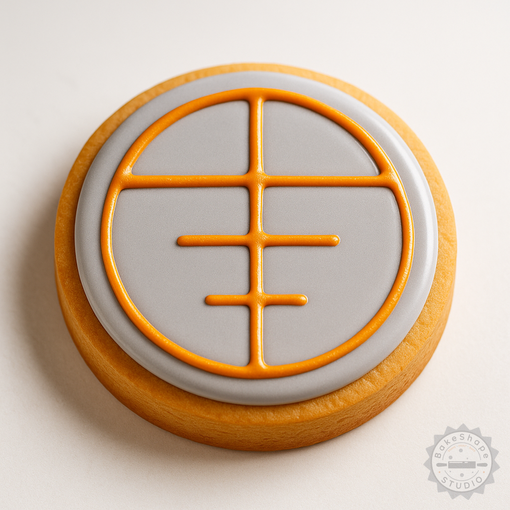 Decorated example 1 of Purvabhadrapada Nakshatra Vedic Astrology Cookie Cutter Set, Lunar Mansion Designs, S/M/L Sizes, 6 Pieces