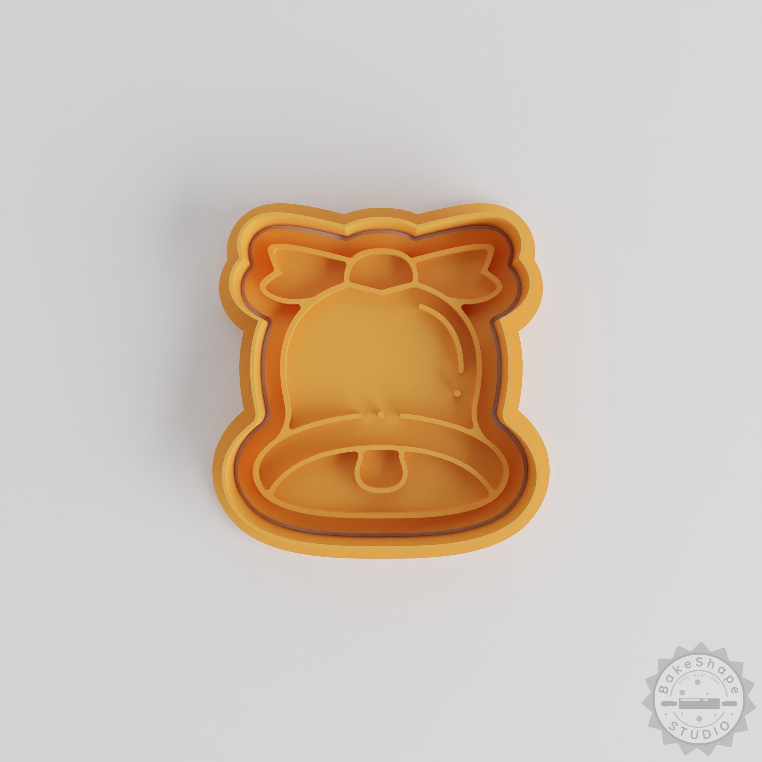 Bell Cookie Cutter and Stamp Set, 6-Piece, S/M/L Sizes, Perfect for Cookies and Fondant