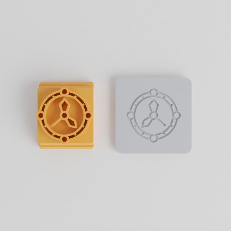 Clock Stamp Tile Set for Clay, Cookies, Fondant Crafting - 5 Designs, Multiple Sizes