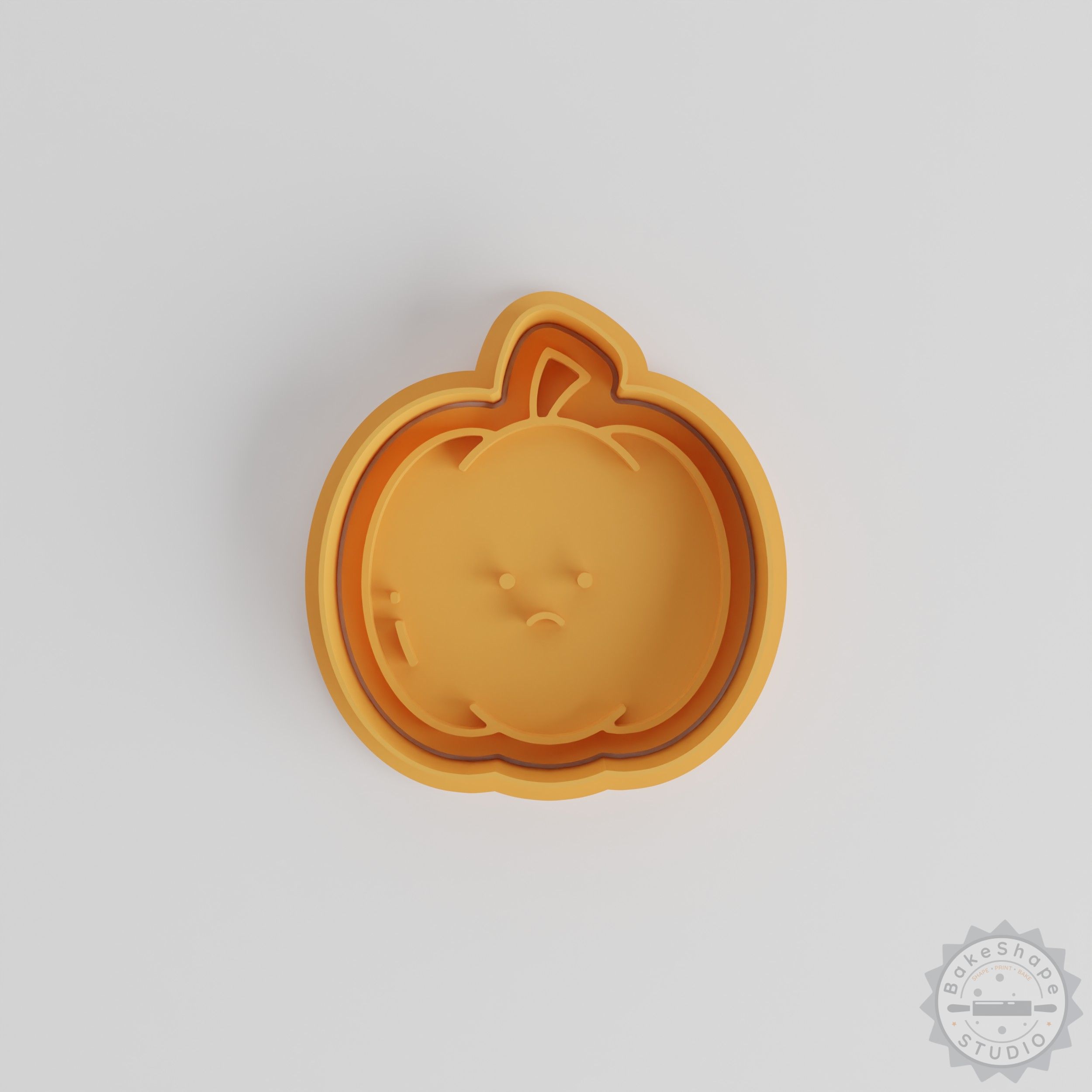 Pumpkin Faces Cookie Cutter & Stamp Set, 3 Sizes, 6 Pieces, Perfect for Cookies & Fondant
