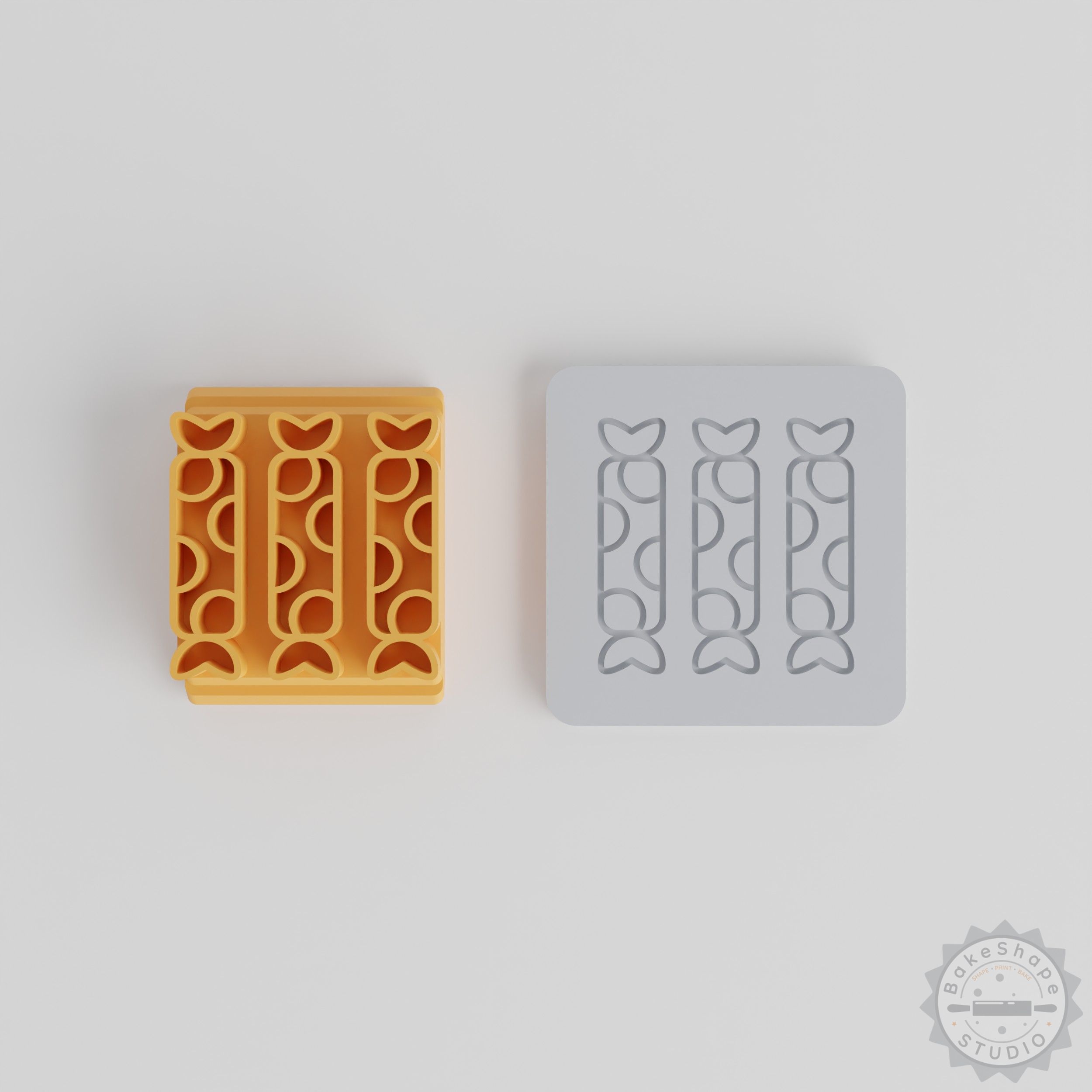 Halloween Candy Stamp Set, 5 Designs, Perfect for Cookies & Clay Crafting