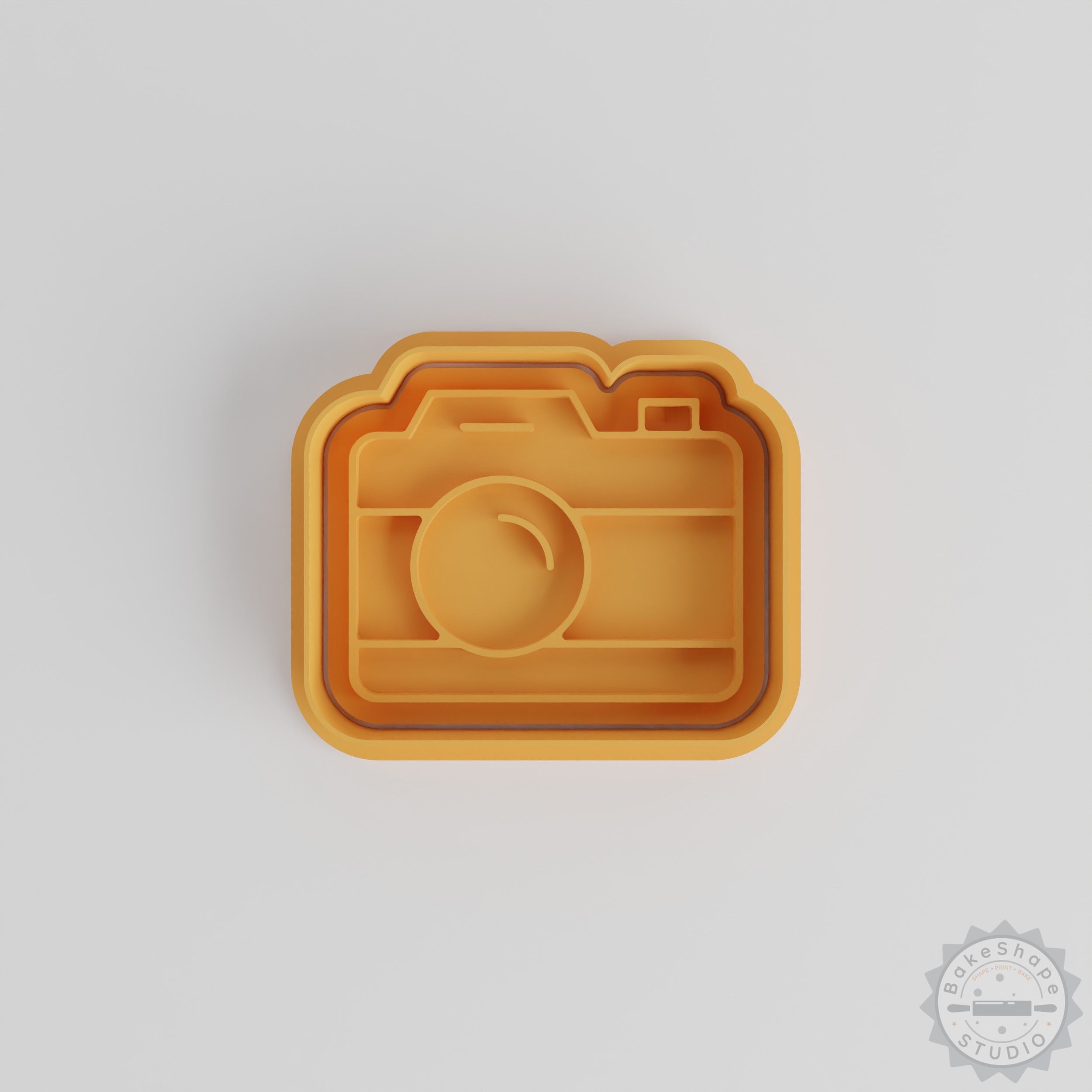 Camera Cookie Cutter and Stamp Set, 6-Piece, Perfect for Cookies and Fondant, Includes S/M/L Sizes