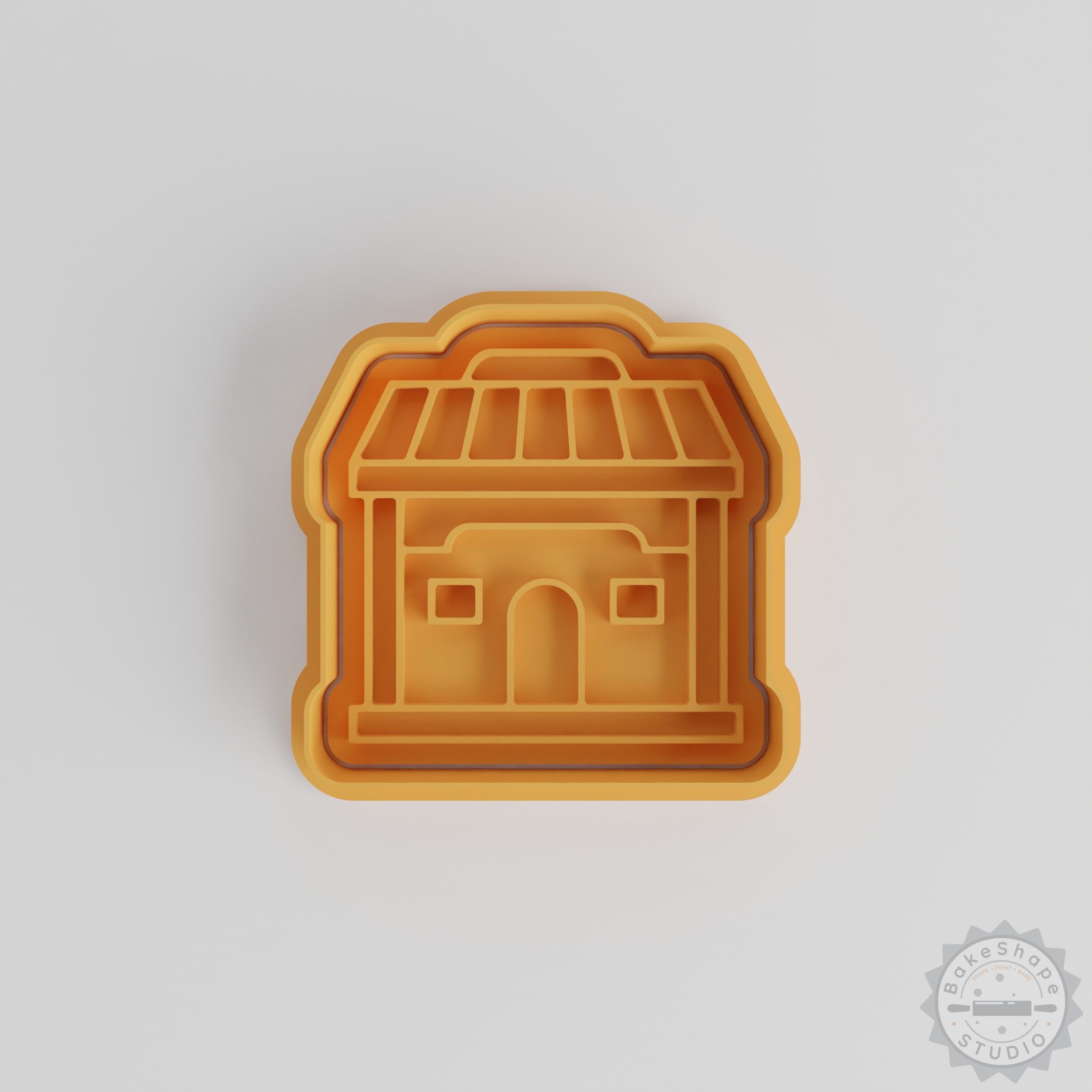 Shrine Shape Cutter and Stamp Set, 6-Piece Torii Gate Cookie Fondant Tools, Japan Culture Theme
