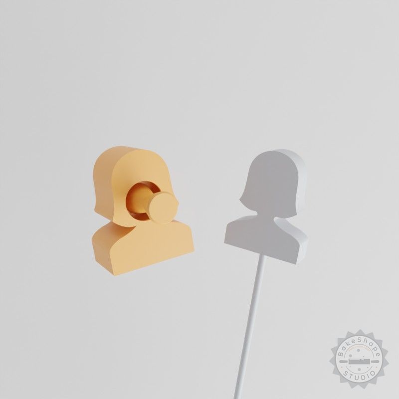 Mom Cake Pop Mold, 2 Piece Set