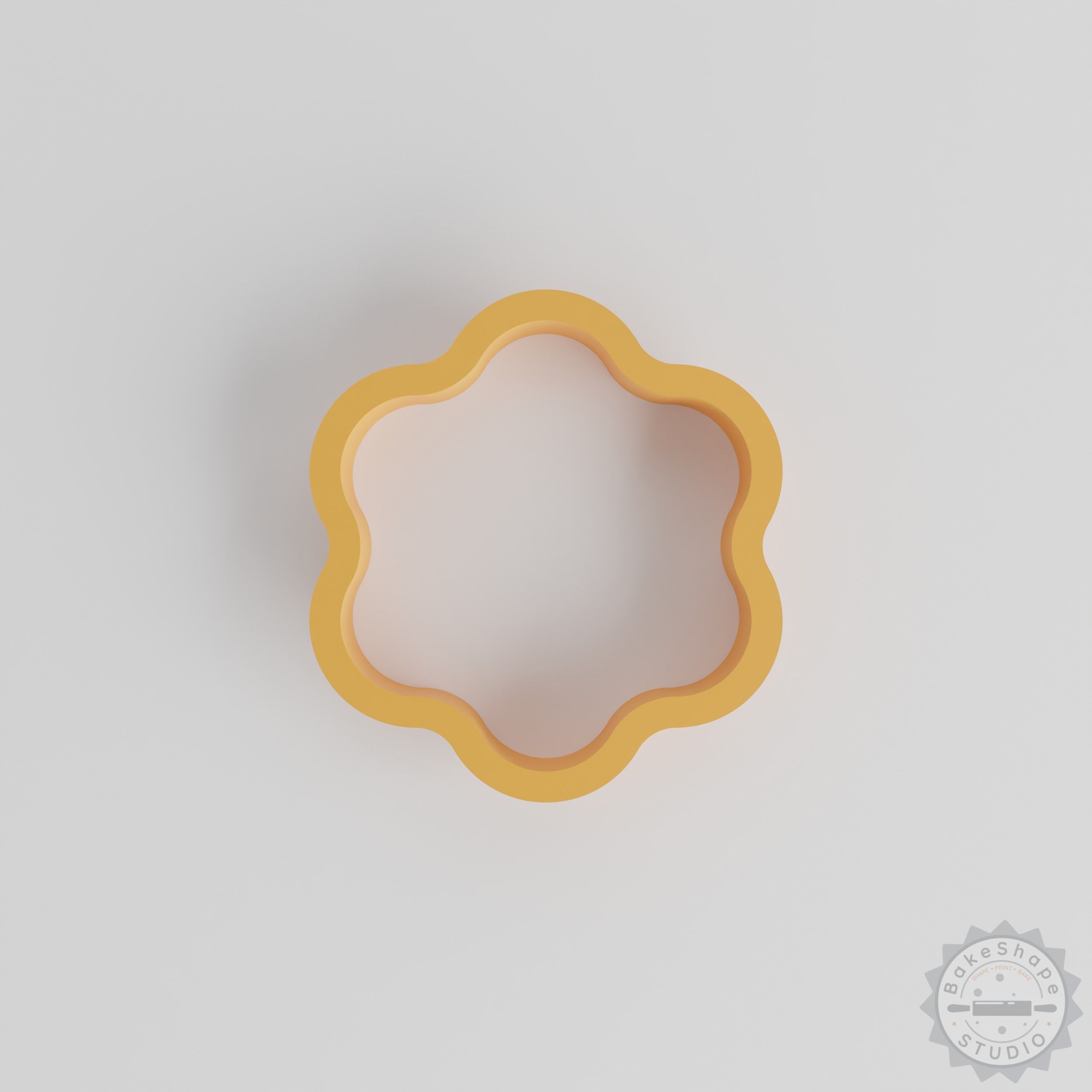 Rounded Star shape cutter set STL for 3D printing with 18 star sizes for baking and crafting