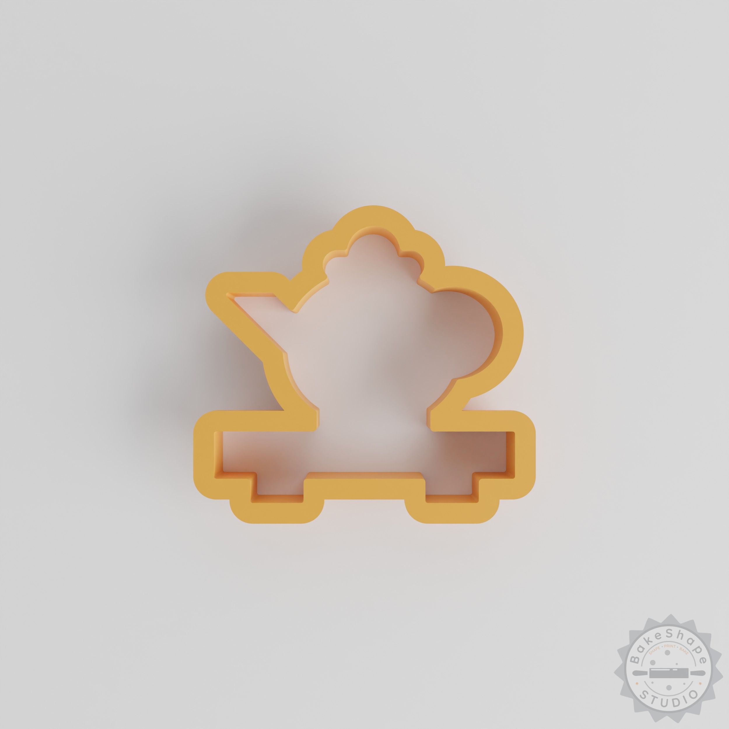Tea Ceremony Cookie Fondant Clay Cutter Set, 18 Pieces, 0.75"-5" Sizes
