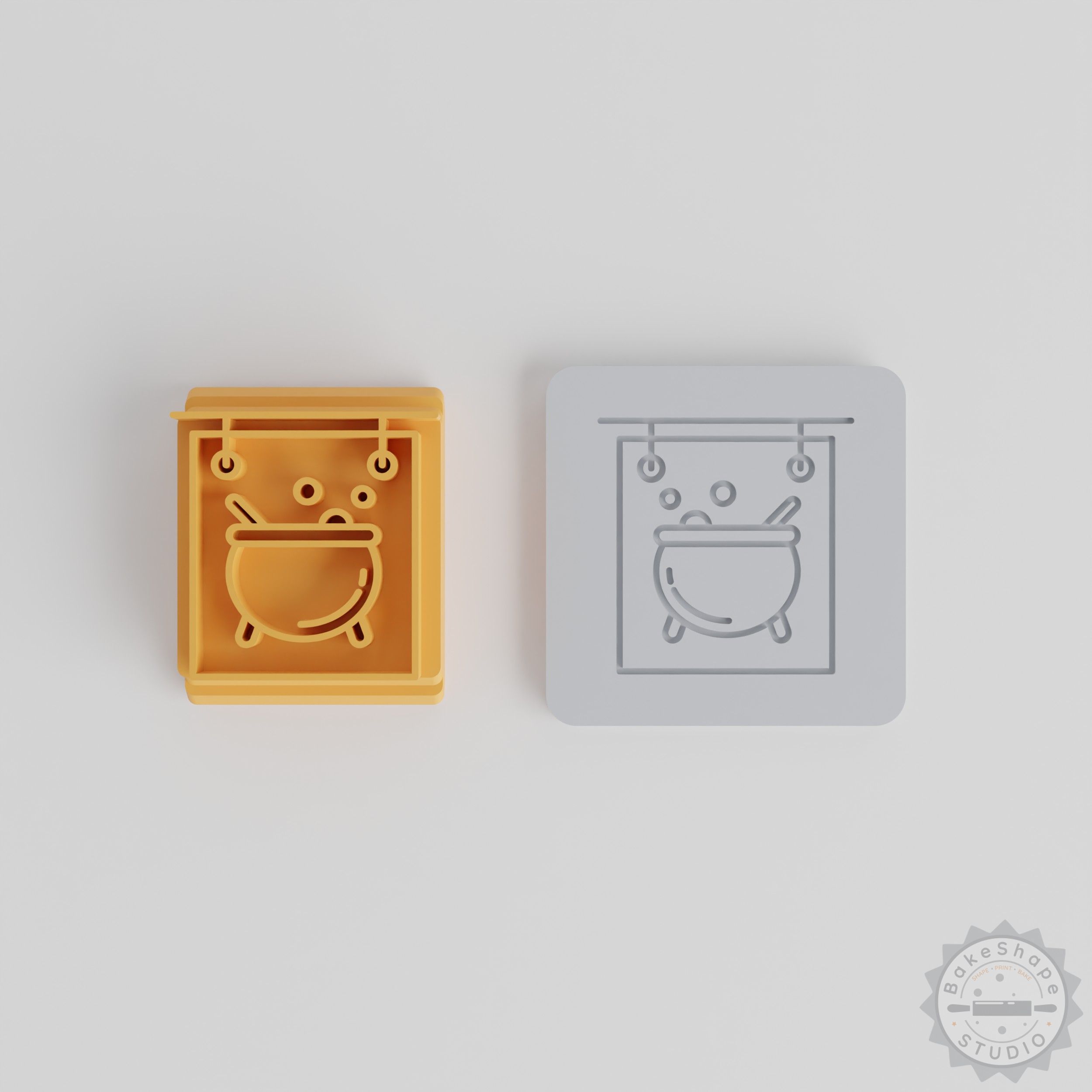 Wizard Sign Stamp Tile Set, 5 Sizes, Ideal for Clay and Soft Materials