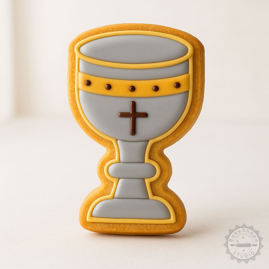 Holy Grail cookie cutter and stamp set STL for 3D printing in small, medium, and large sizes