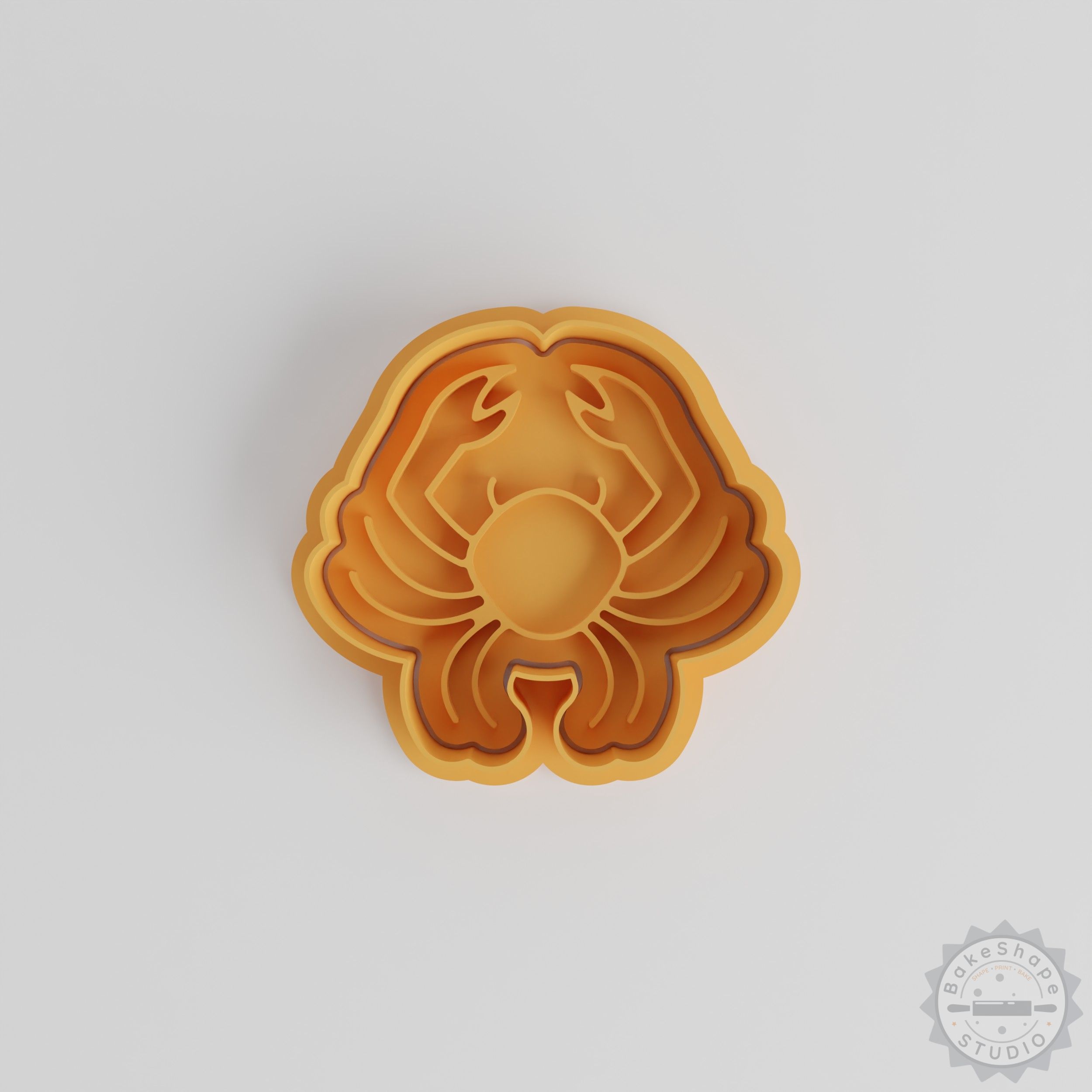 Cancer Zodiac Cookie Cutter Set, Astrology Crab Shape Set, Bake 3 Sizes, 6-Piece Horoscope Fondant Stamps