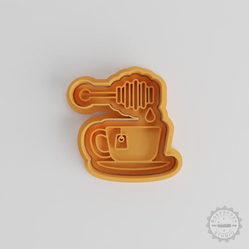 Honey Tea Cookie Cutter Set, 6-Piece S/M/L, Perfect for Cookies and Fondant