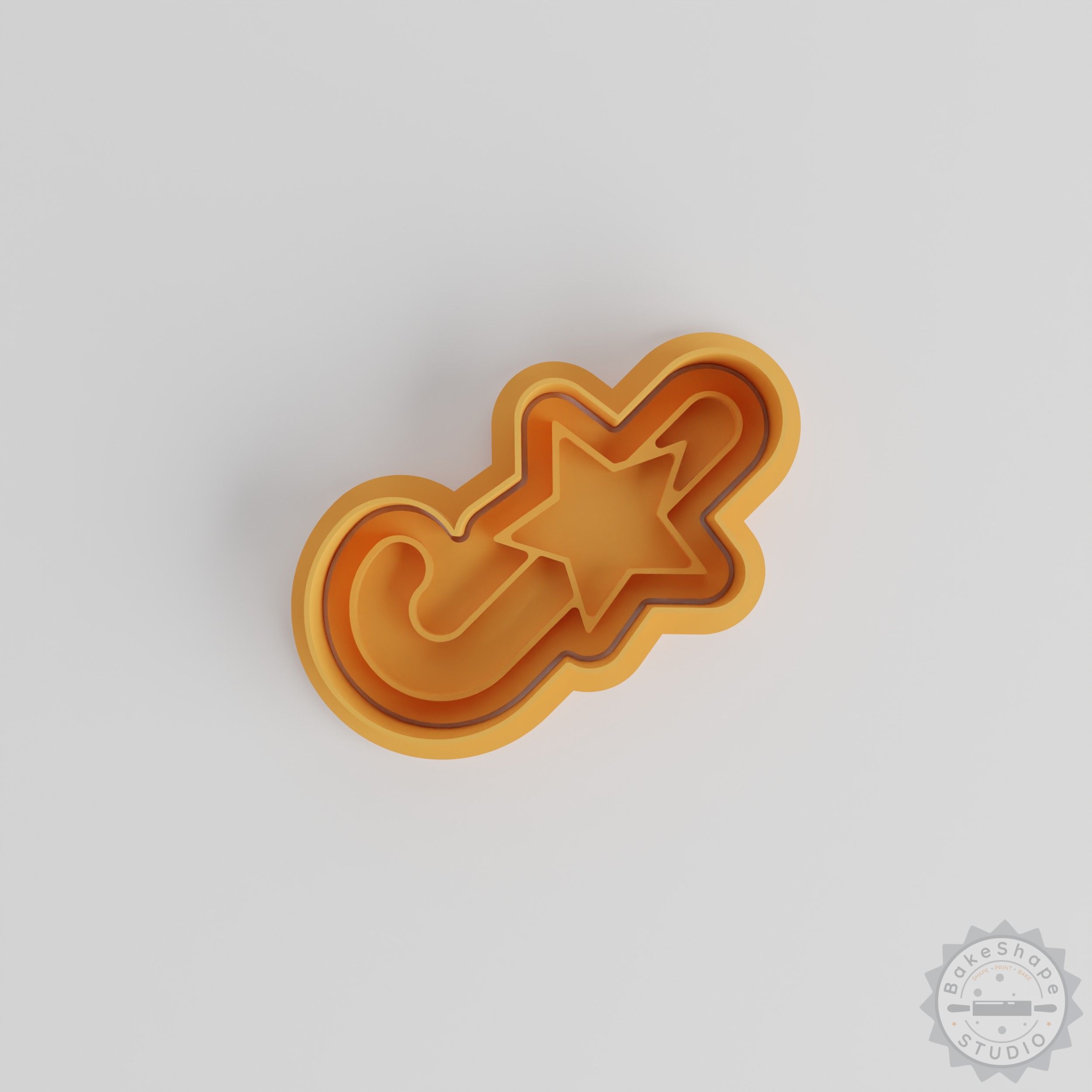 Star Candy Set, 6-Piece Cookie Shape Cutters & Stamps, S/M/L Sizes, Ideal for Cookies & Fondant