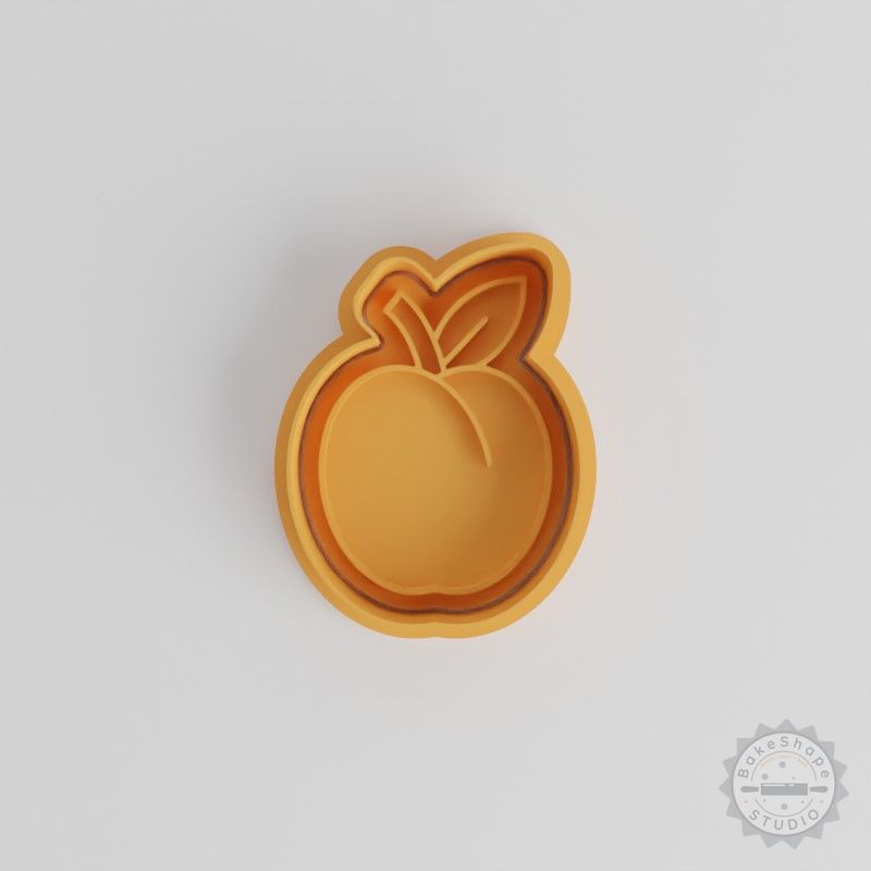 Plum Cookie Cutter and Stamp Set, 6 Piece, Blossom Designs, S/M/L Sizes for Fondant & Baking