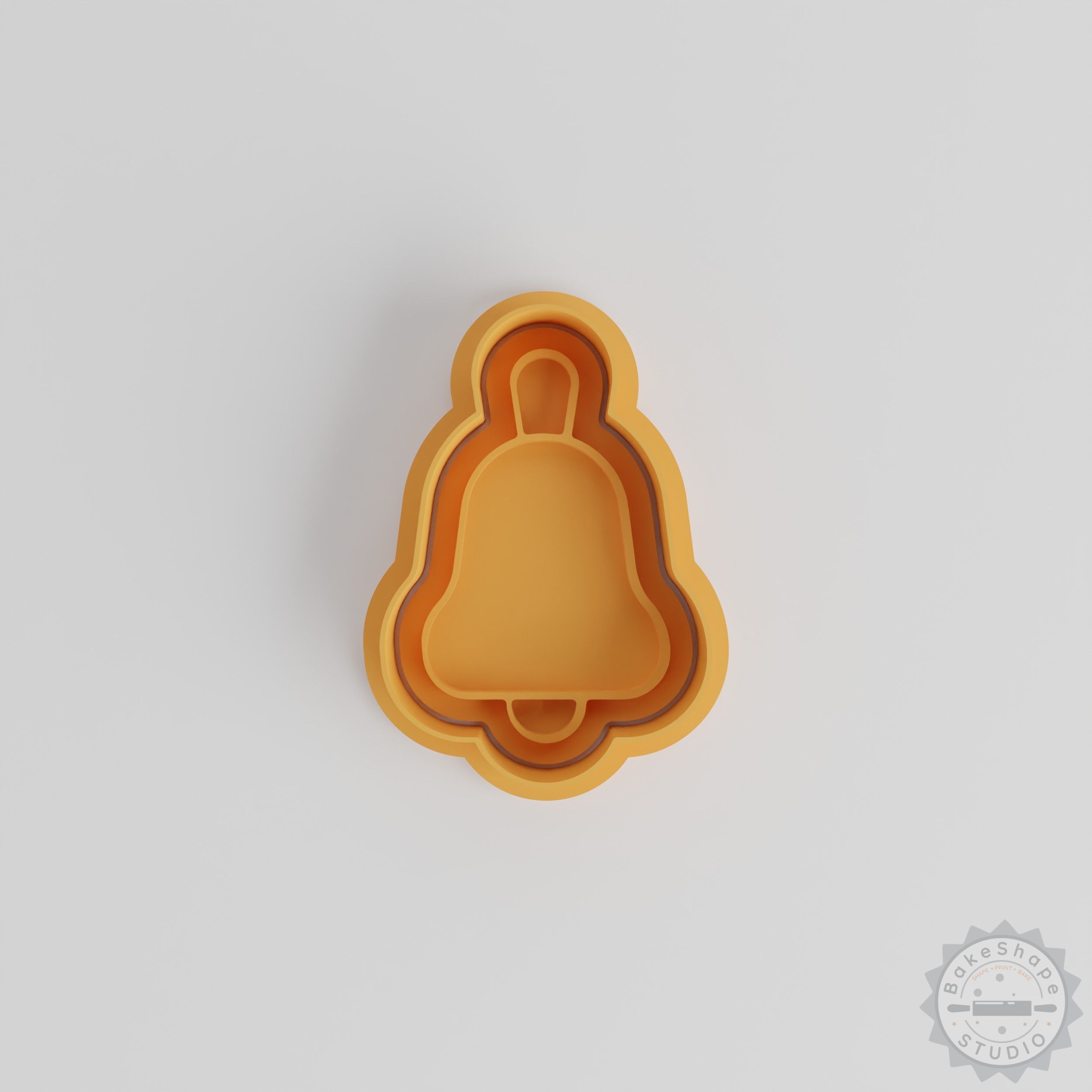 Christmas Bell Cookie Cutter & Stamp Set, 6 Pc, S/M/L, Holiday Baking, Festive Treat Shapes