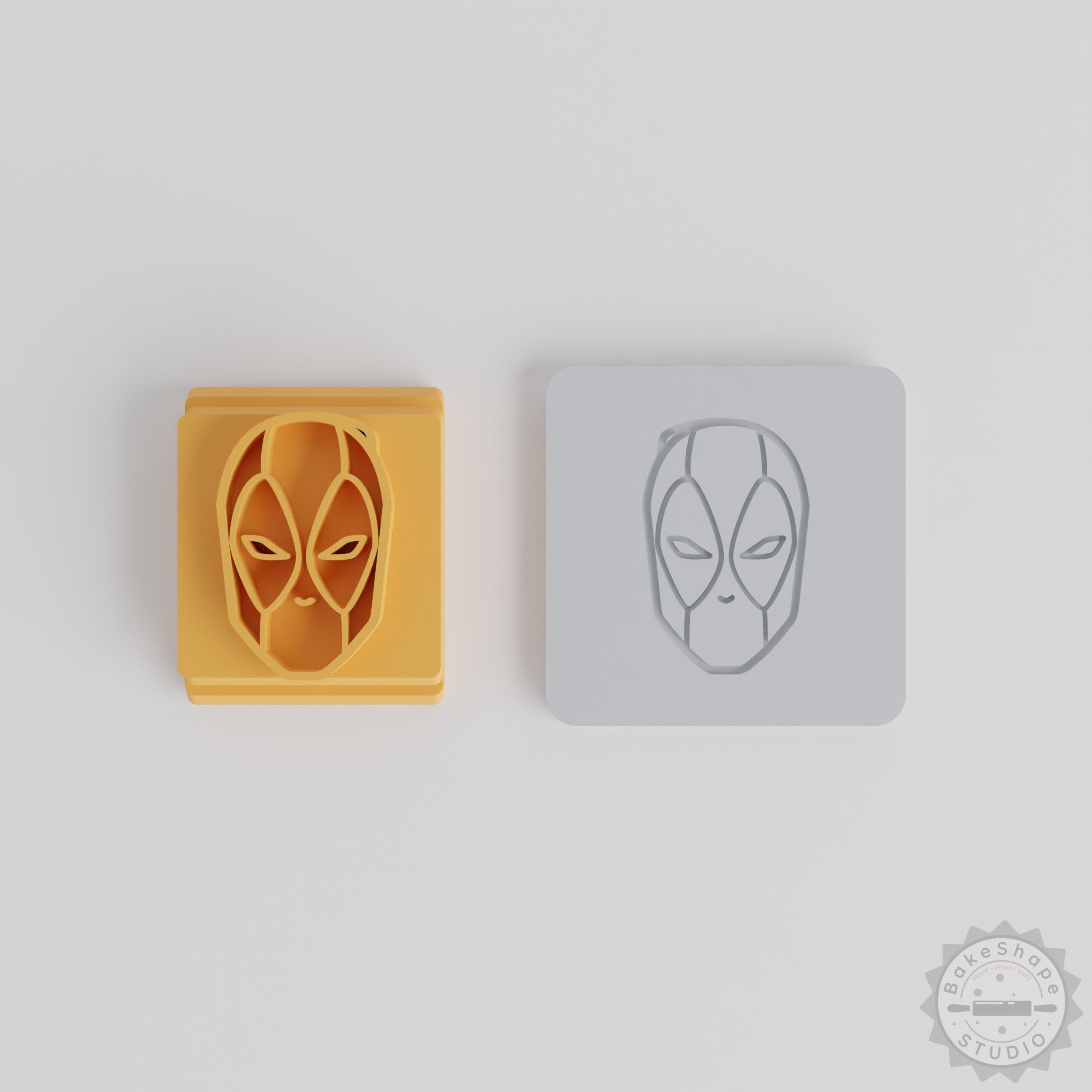 Superhero Comic Stamp Tile Set, 5 Sizes for Crafting and Baking